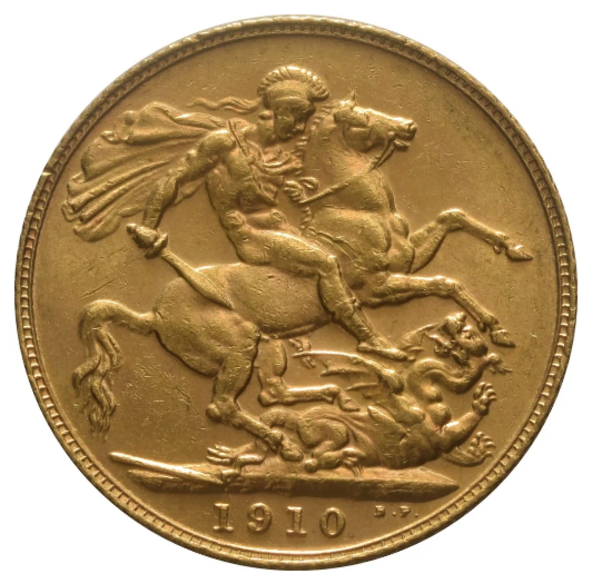 1910 - Half Sovereign - King Edward VII - London