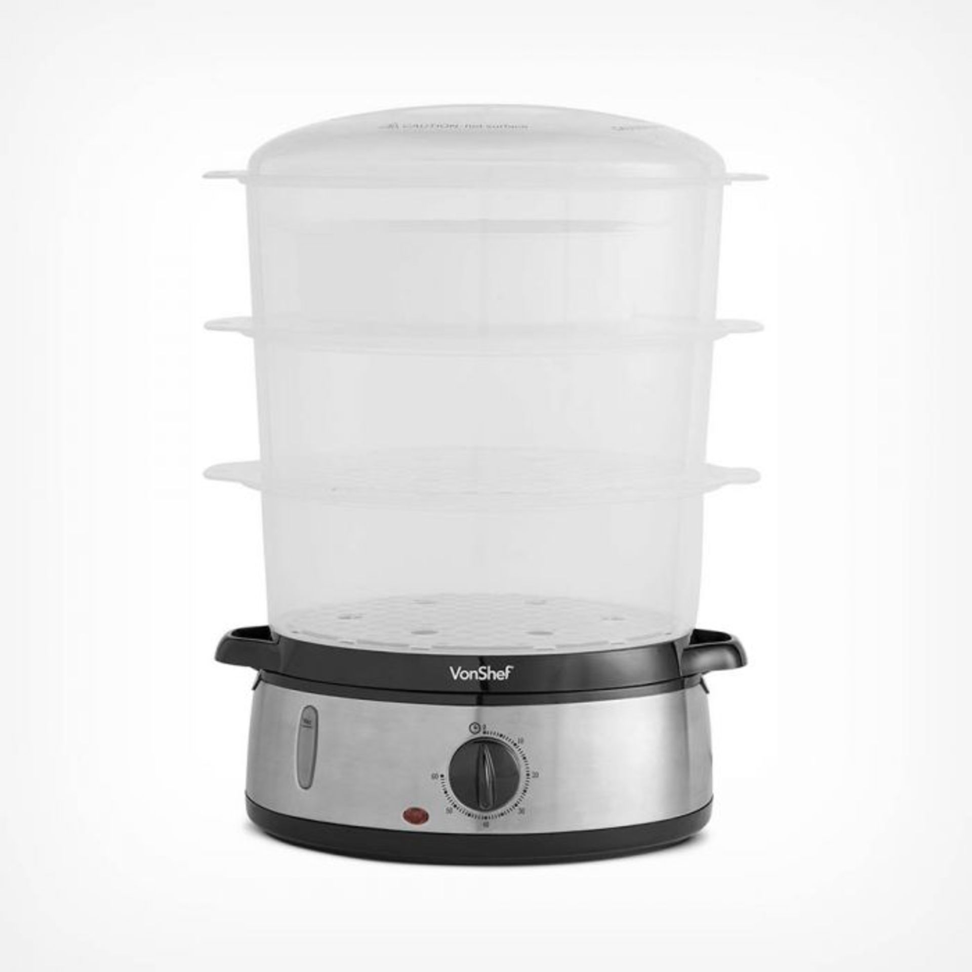 (V29) 800W 3 Tier Steamer 800W 3-Tier Steamer to your kitchen and start enjoying the enhanced... - Image 2 of 3