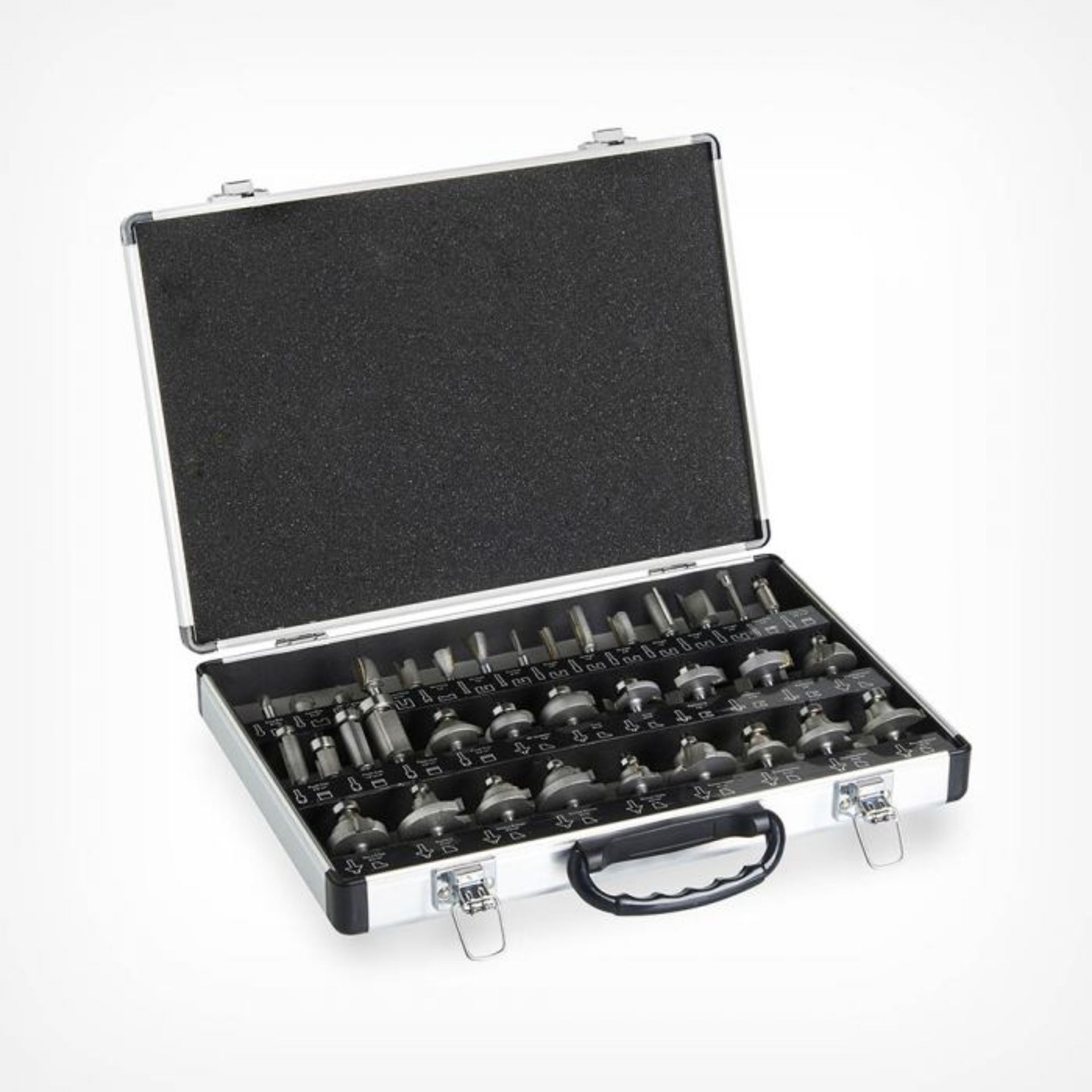 (V209) 35 Piece Router Bit Set Comprising 35 pieces of Tungsten Carbide Tipped (TCT) router sa... - Image 2 of 3