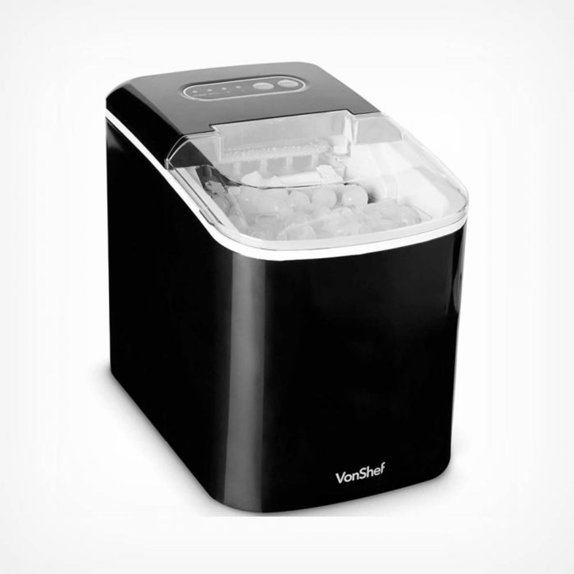 (V30) 2.1L Ice Cube Maker Make up to 72g of ice every 10 minutes thanks to the large 2.1-litre...