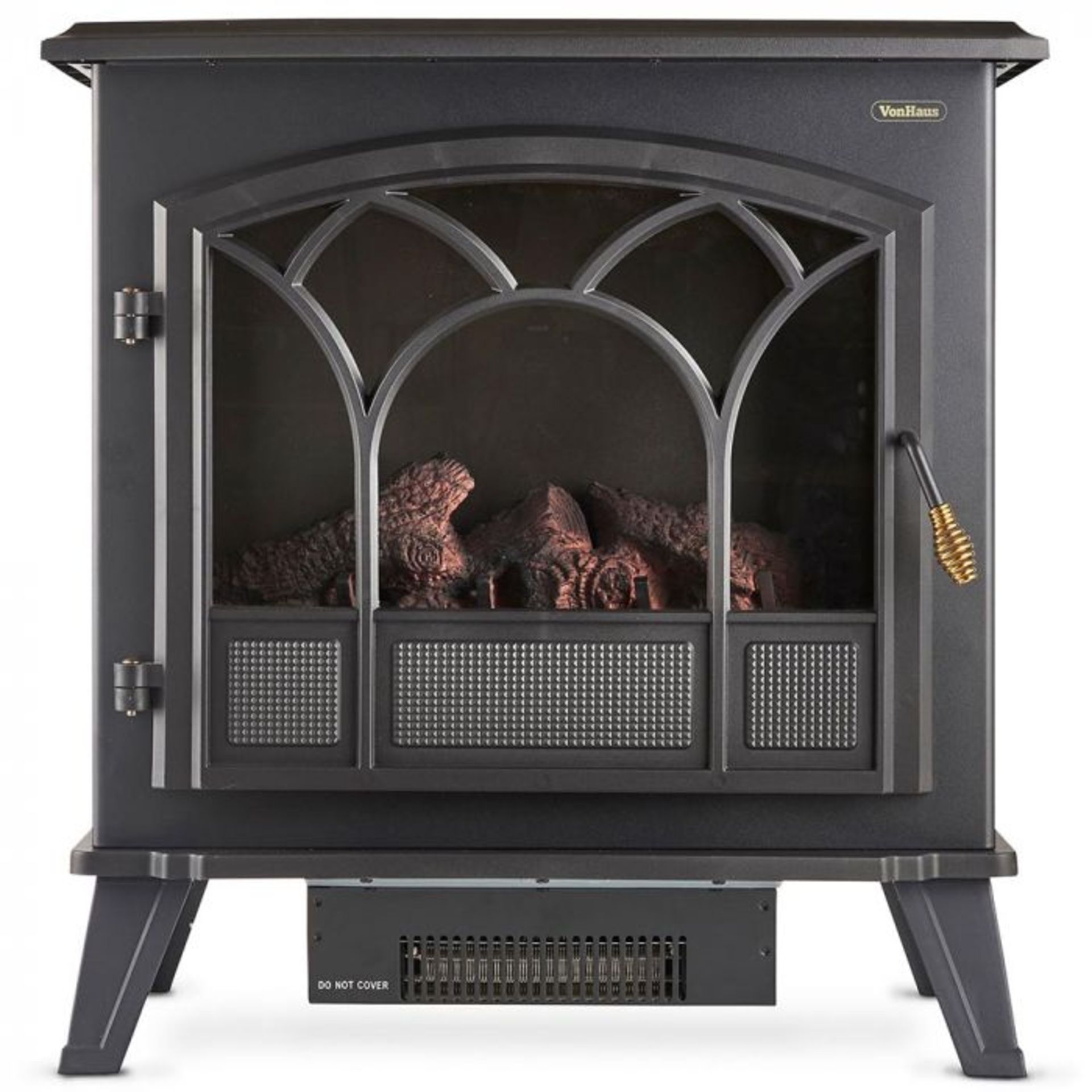 (V41) 1850W Large Black Stove Heater 1850W PORTABLE ELECTRIC STOVE HEATER – classically-desi... - Image 4 of 4