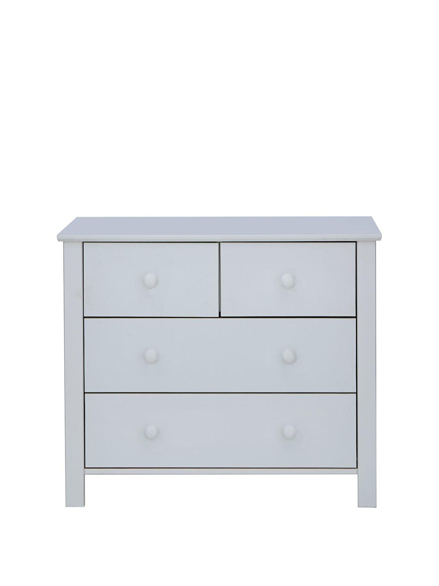 Boxed Item Novara 4 Drawers Chest [Grey] 73X84X43Cm Rrp:£214.0