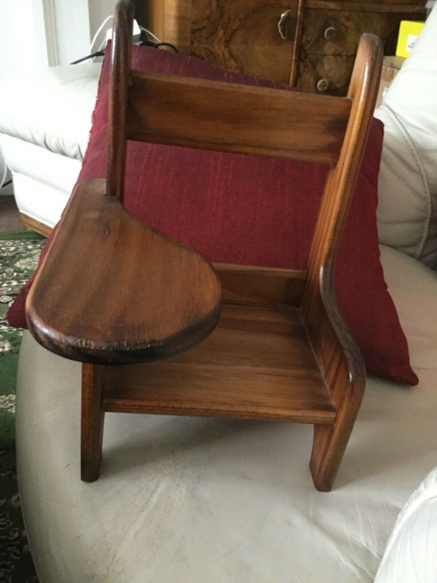 Andrew Schofield Victorian Doll sitting on a very cute wooden chair - Image 7 of 9