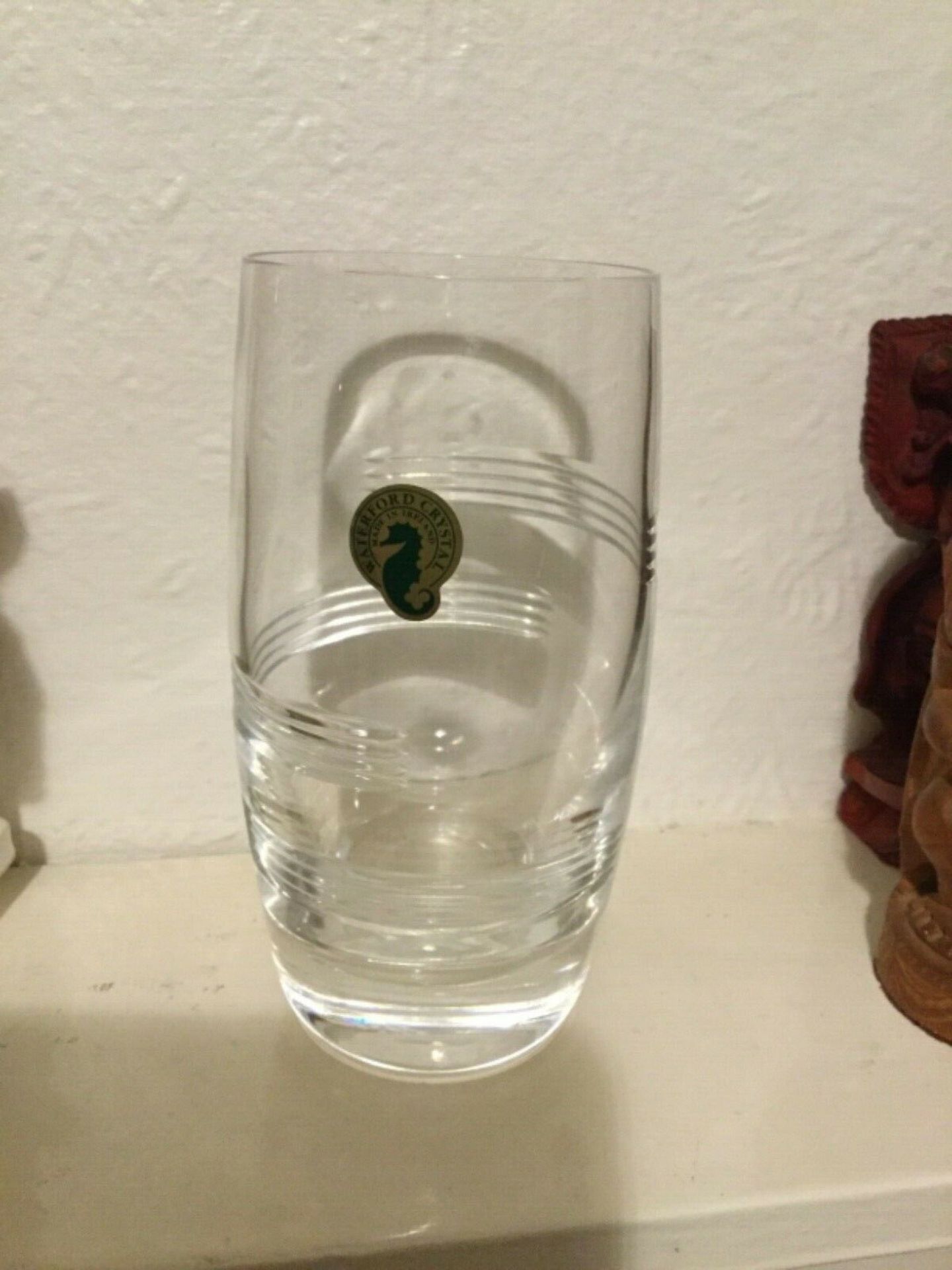 Waterford Crystal Jordan Tall Drink Tumbler Glasses x 4 Mint Made in Ireland
