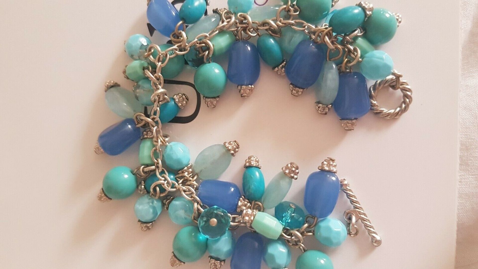 Gorgeous Bracelet Stunning Blue Beads