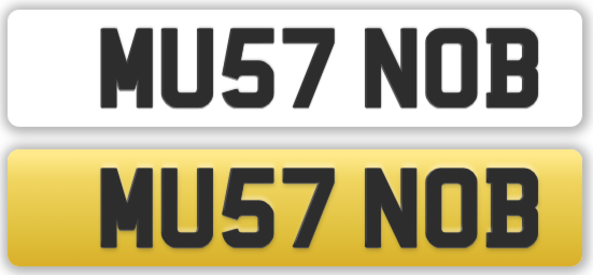 Cherished Plate: MU57 NOB