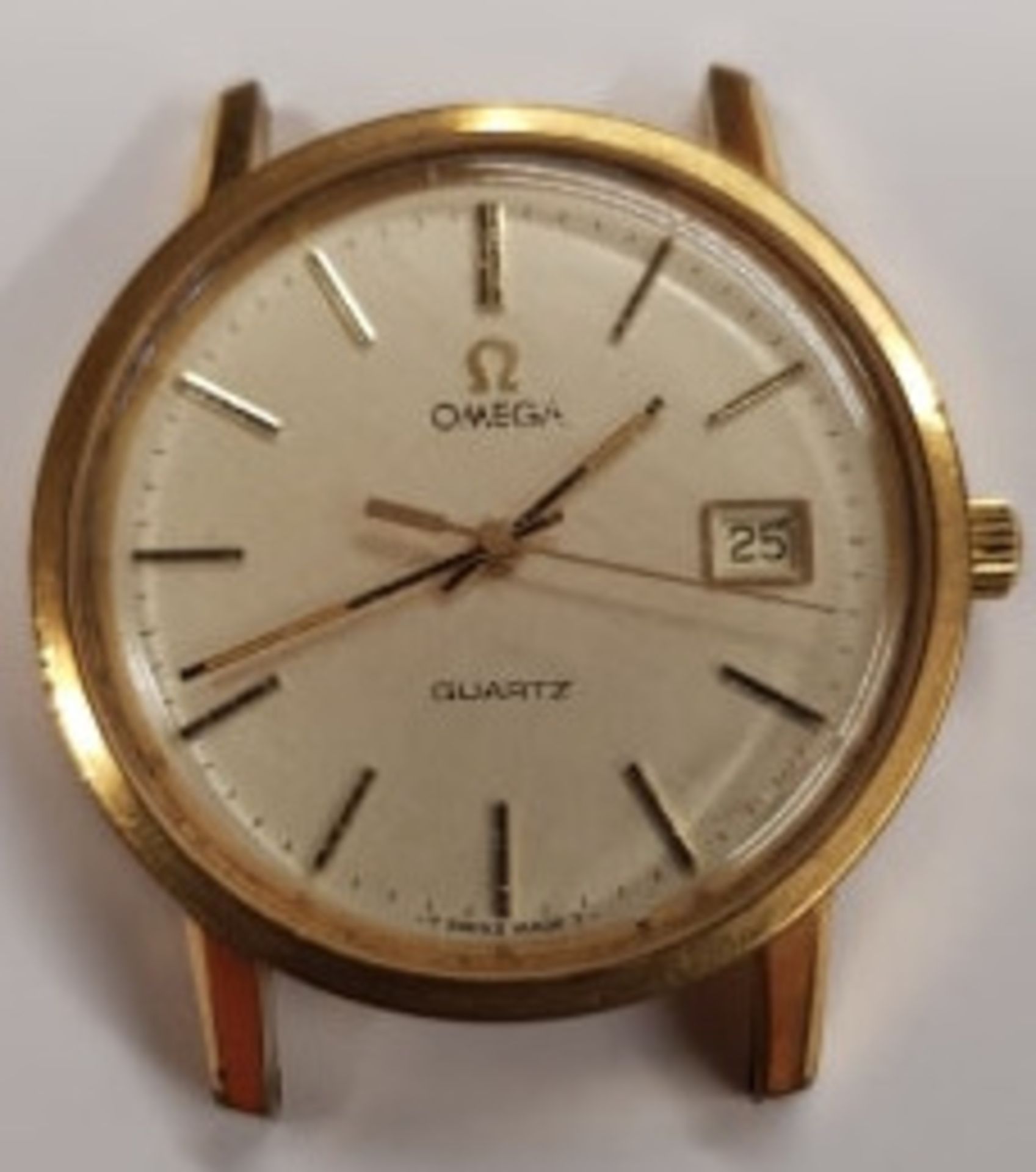 Omega Date Quartz Circa 1977 For Restoration