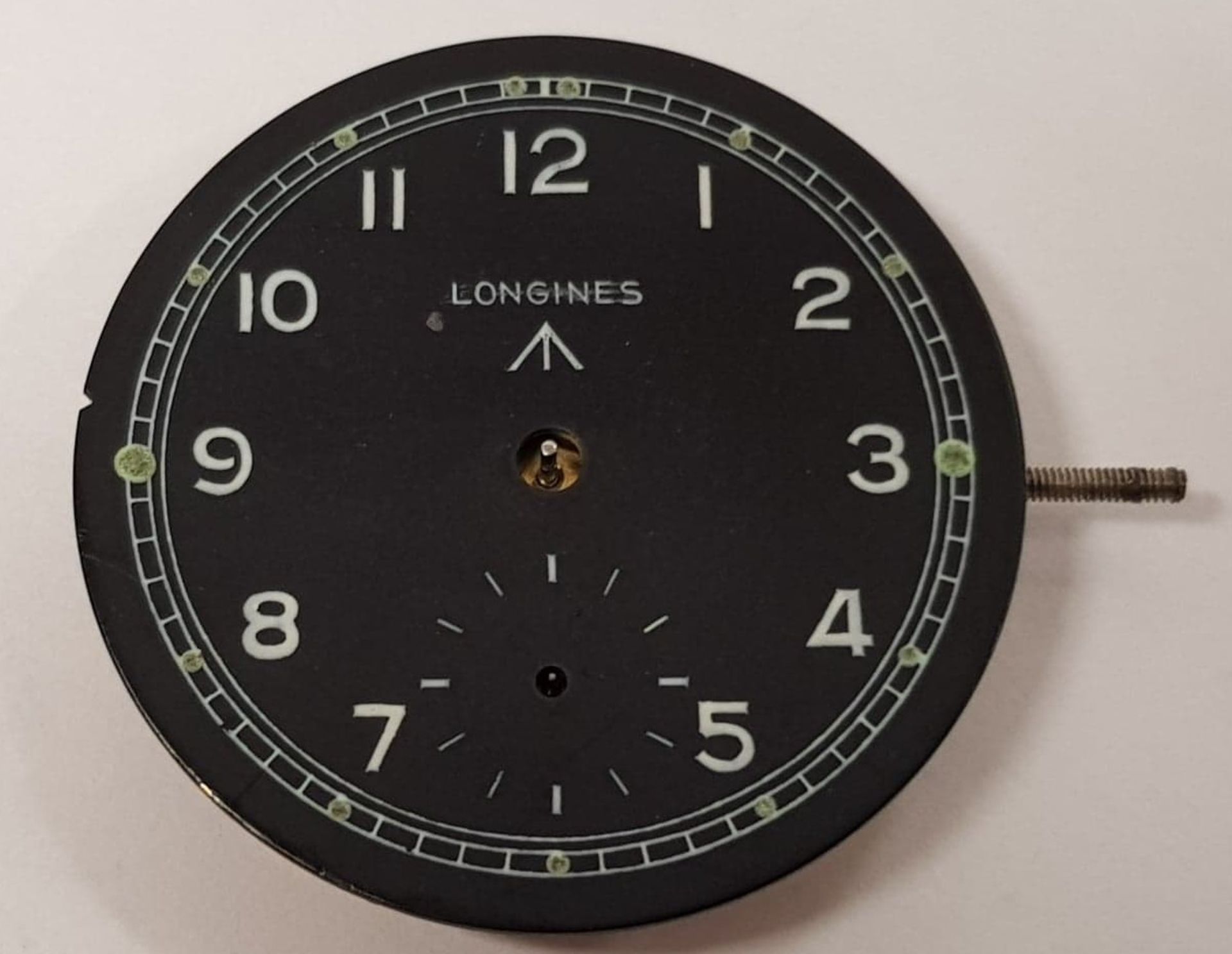 Vintage Longines Military Dial & Movement A/F - Image 3 of 5