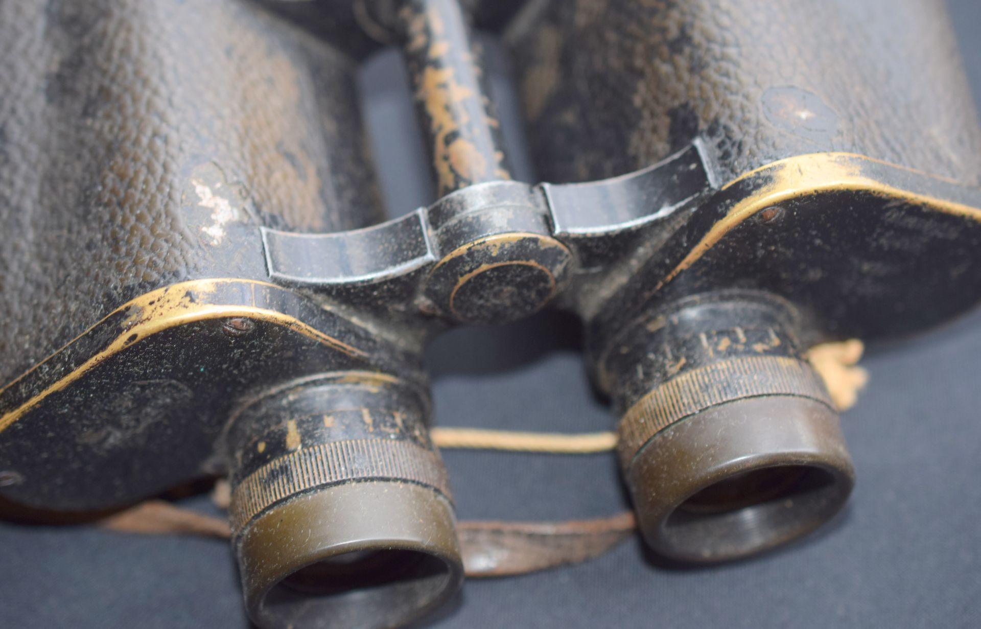 Set Of German Binoculars In Original Leather Case - Image 5 of 7