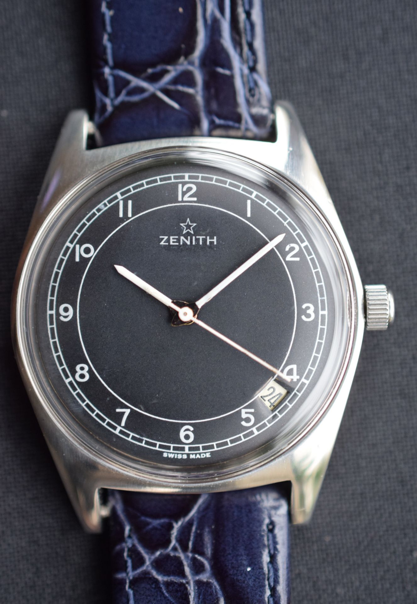 Zenith Black Dial Gentleman's Wristwatch