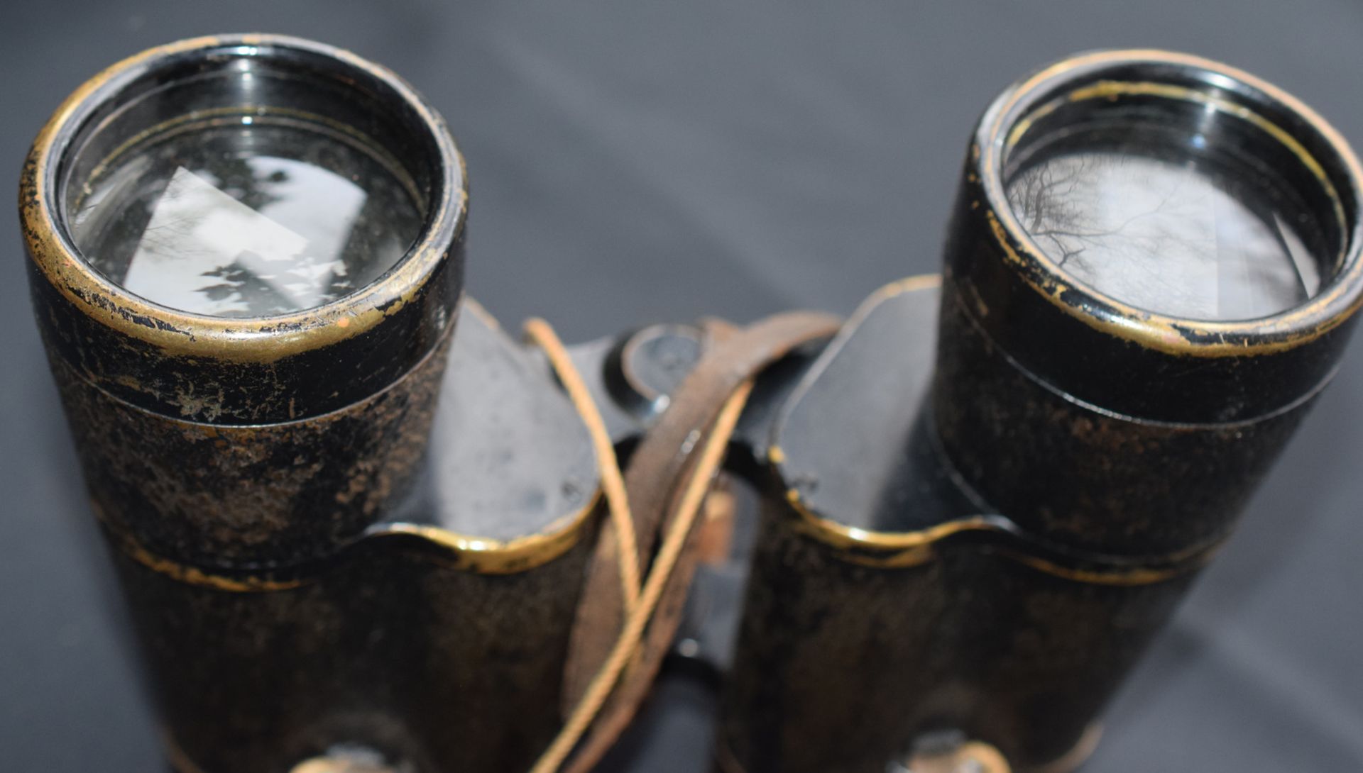 Set Of German Binoculars In Original Leather Case - Image 3 of 7