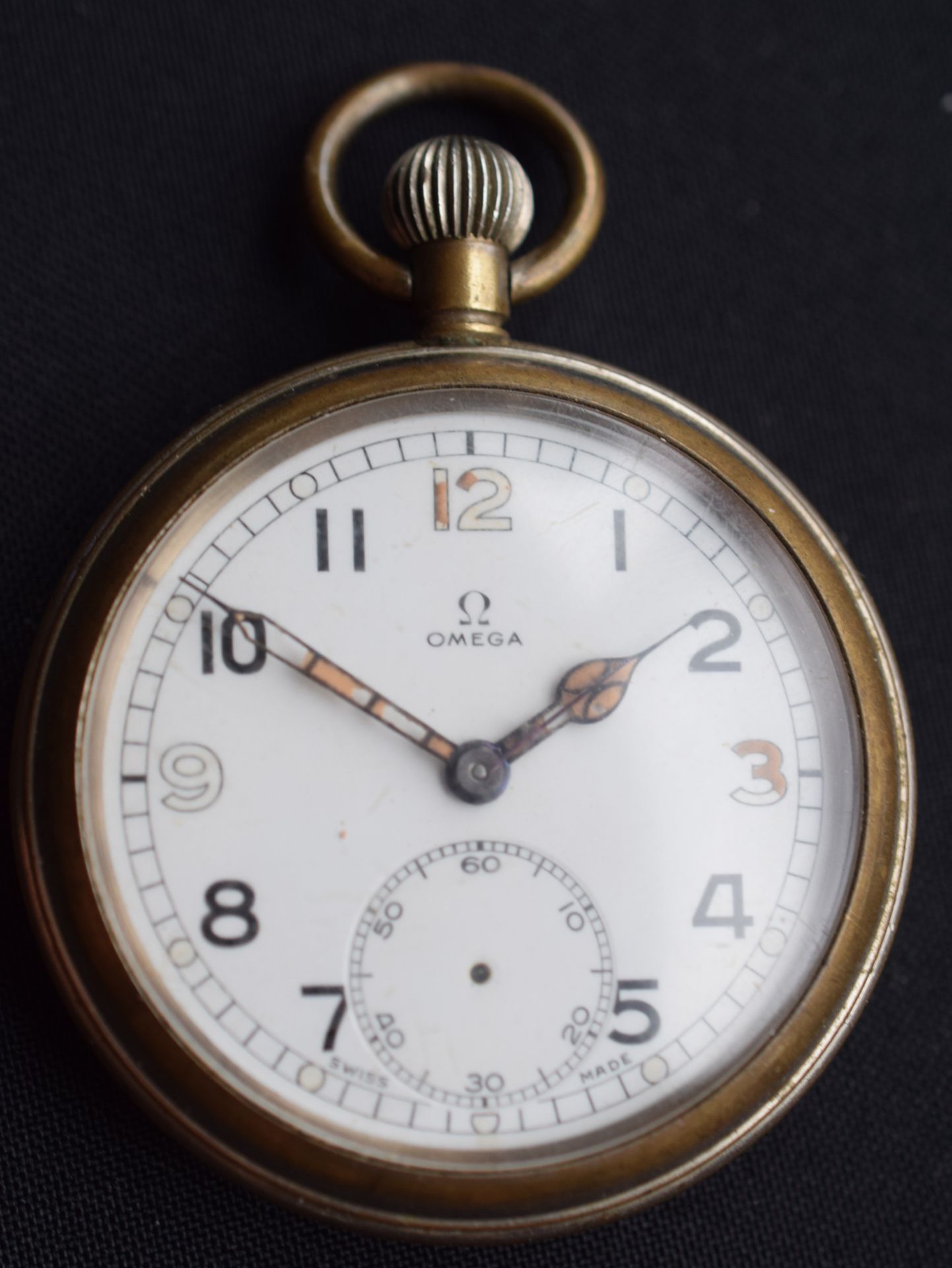 GSTP Military Omega Pocket Watch