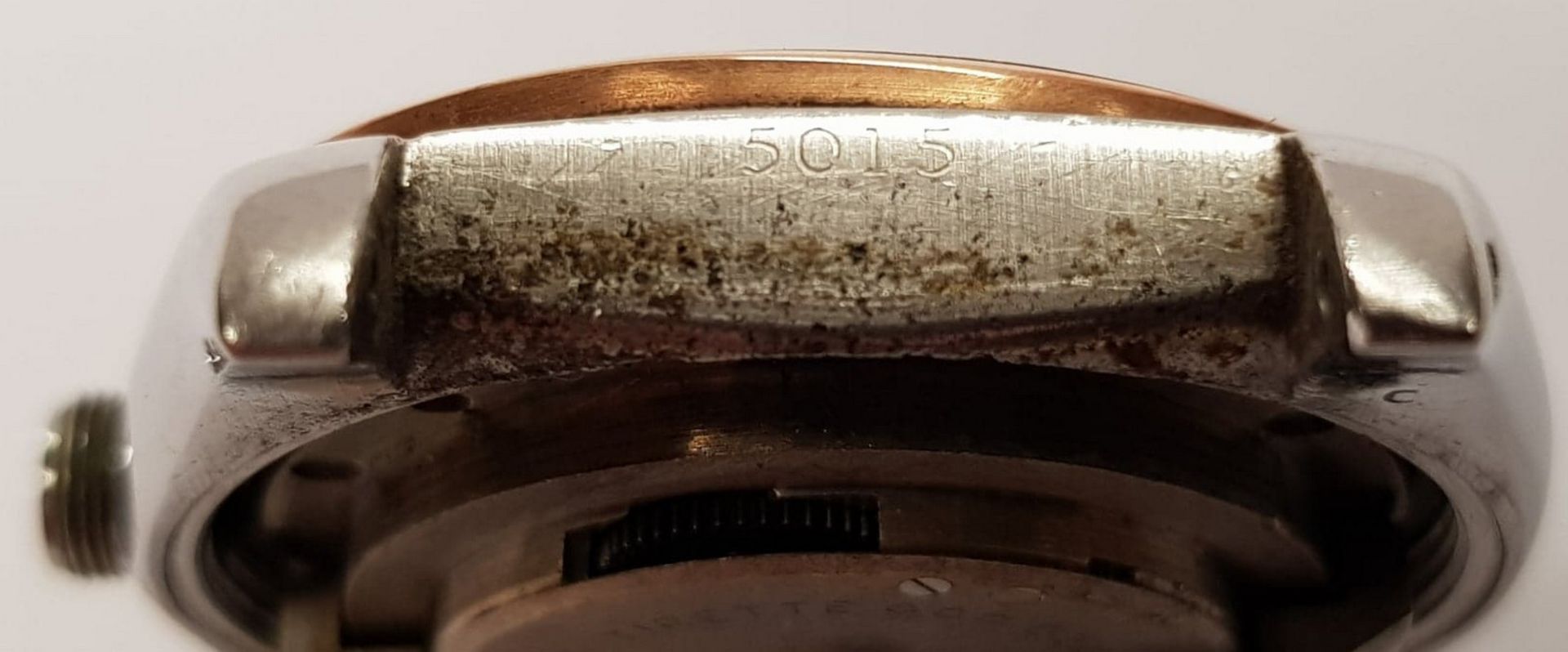 Rolex Oyster Perpetual Certified Chronometer Bubbleback Case Type 5015 For Restoration - Image 7 of 11