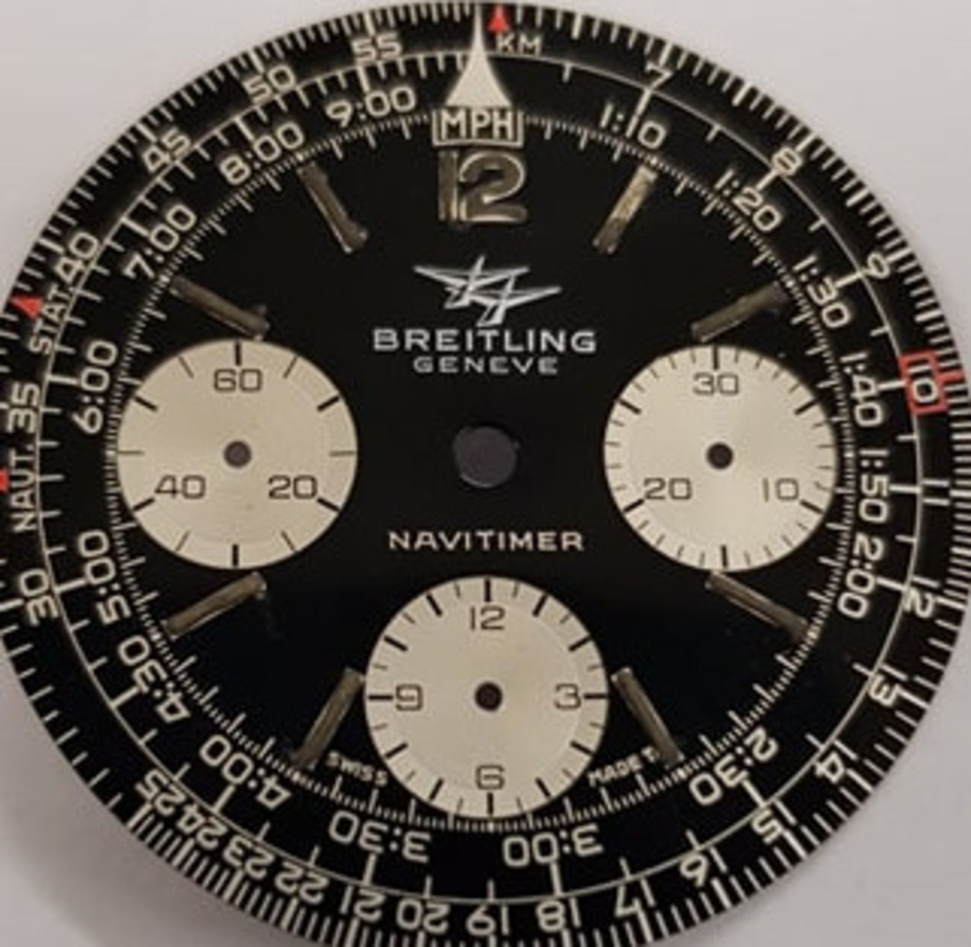 Original 70s To 80s Breitling Navitimer Dial & Hands. - Image 2 of 5