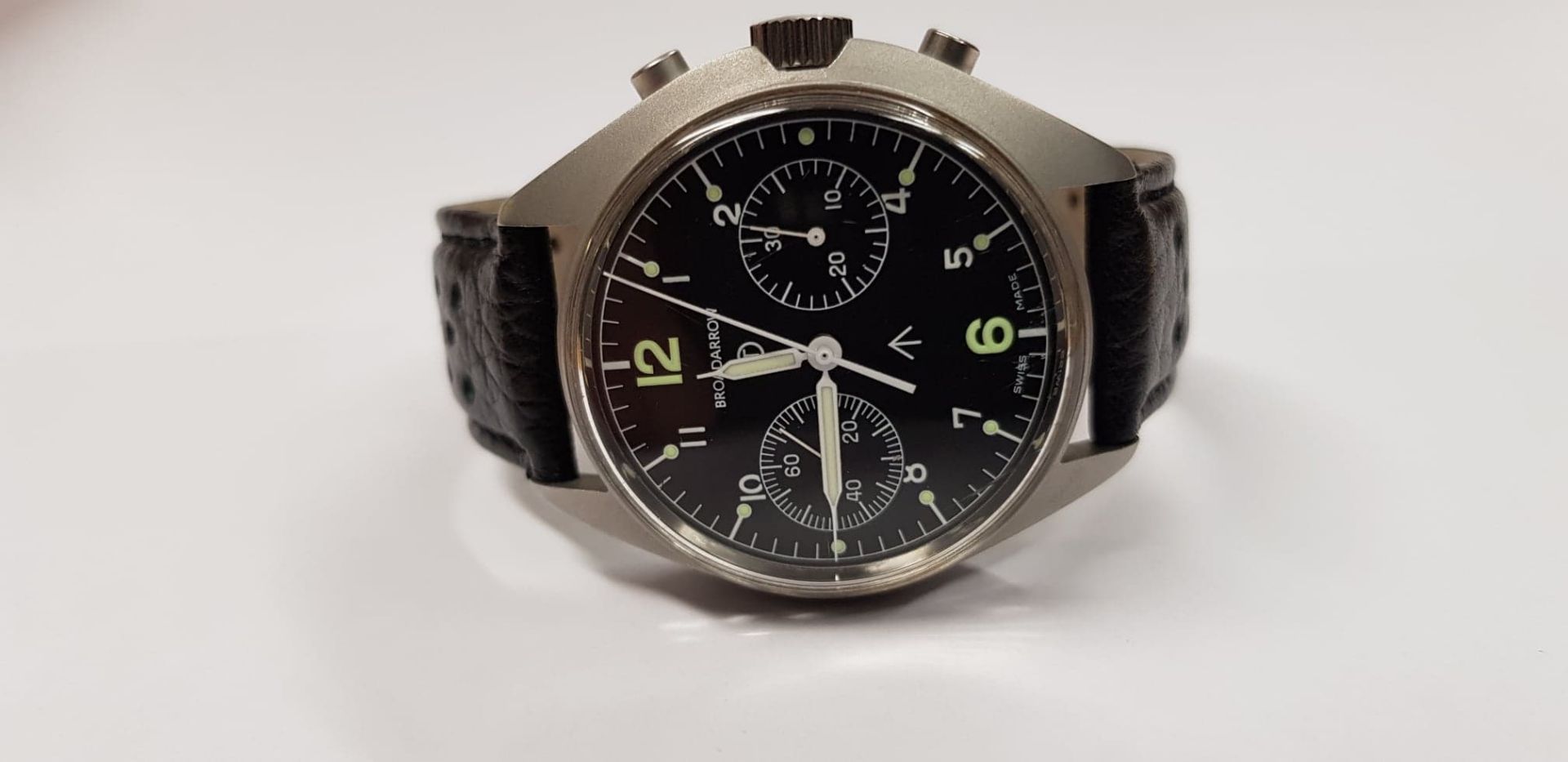 Vintage Broadarrow Military Hand Wound Chronograph - Image 5 of 6