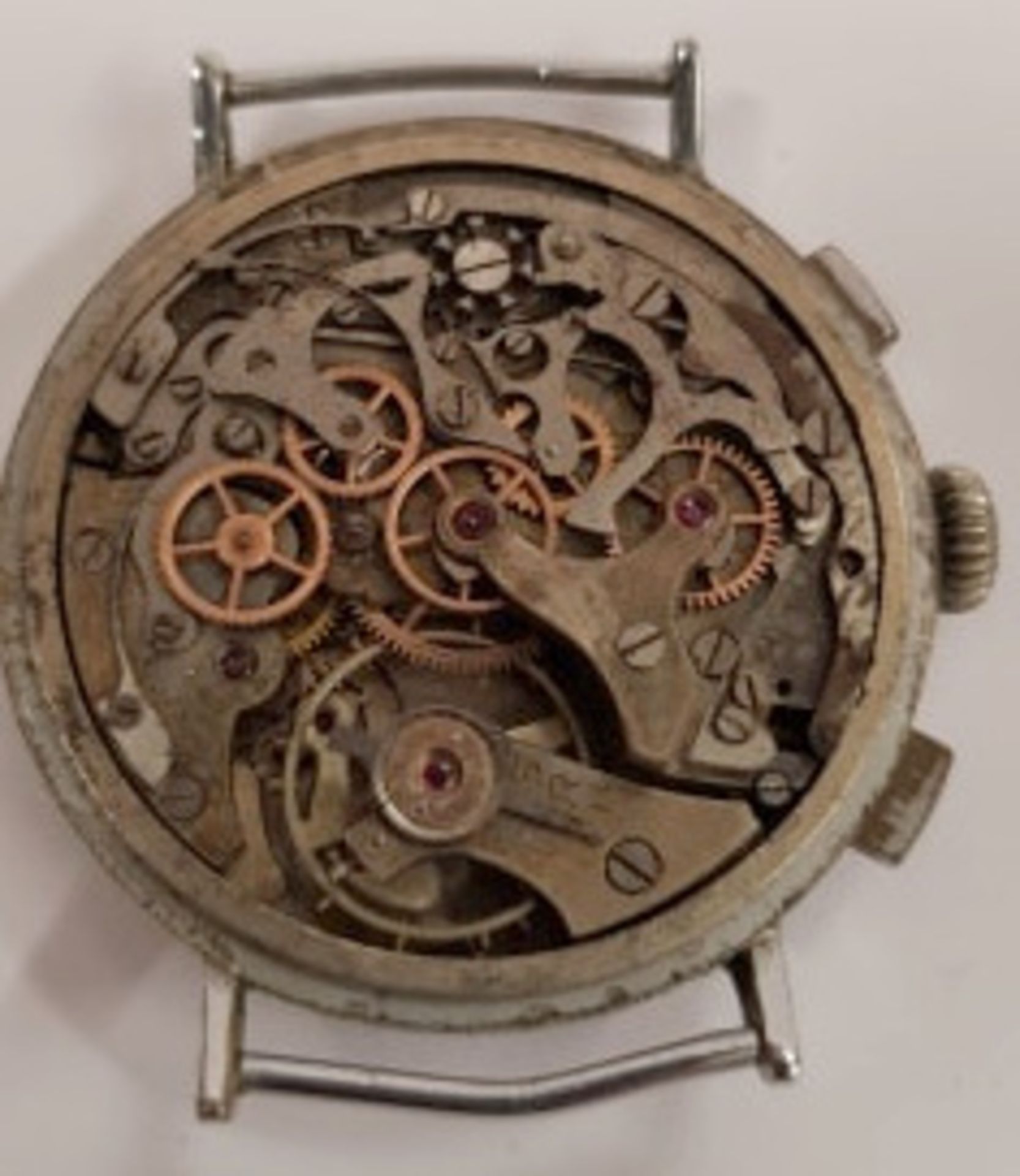 Nicolet Chronograph Swiss Watch For Restoration A/F - Image 2 of 6