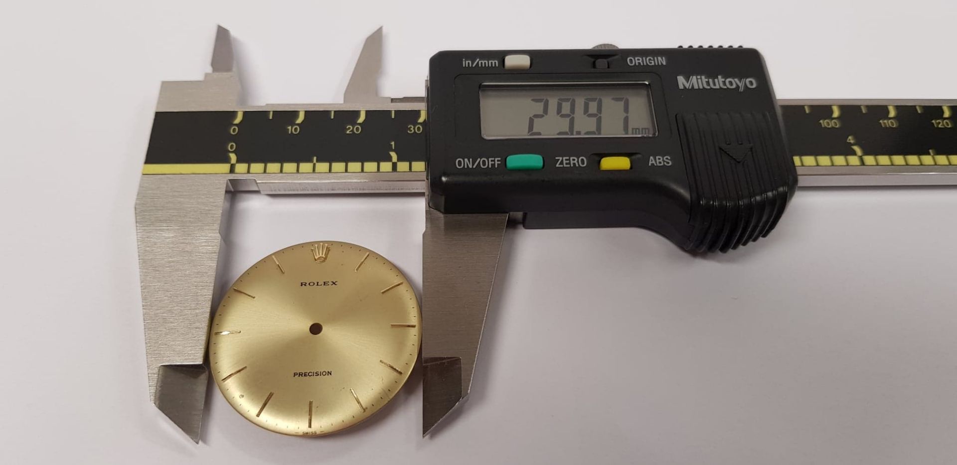 18ct Gold Rolex Precision Dial - Image 4 of 5