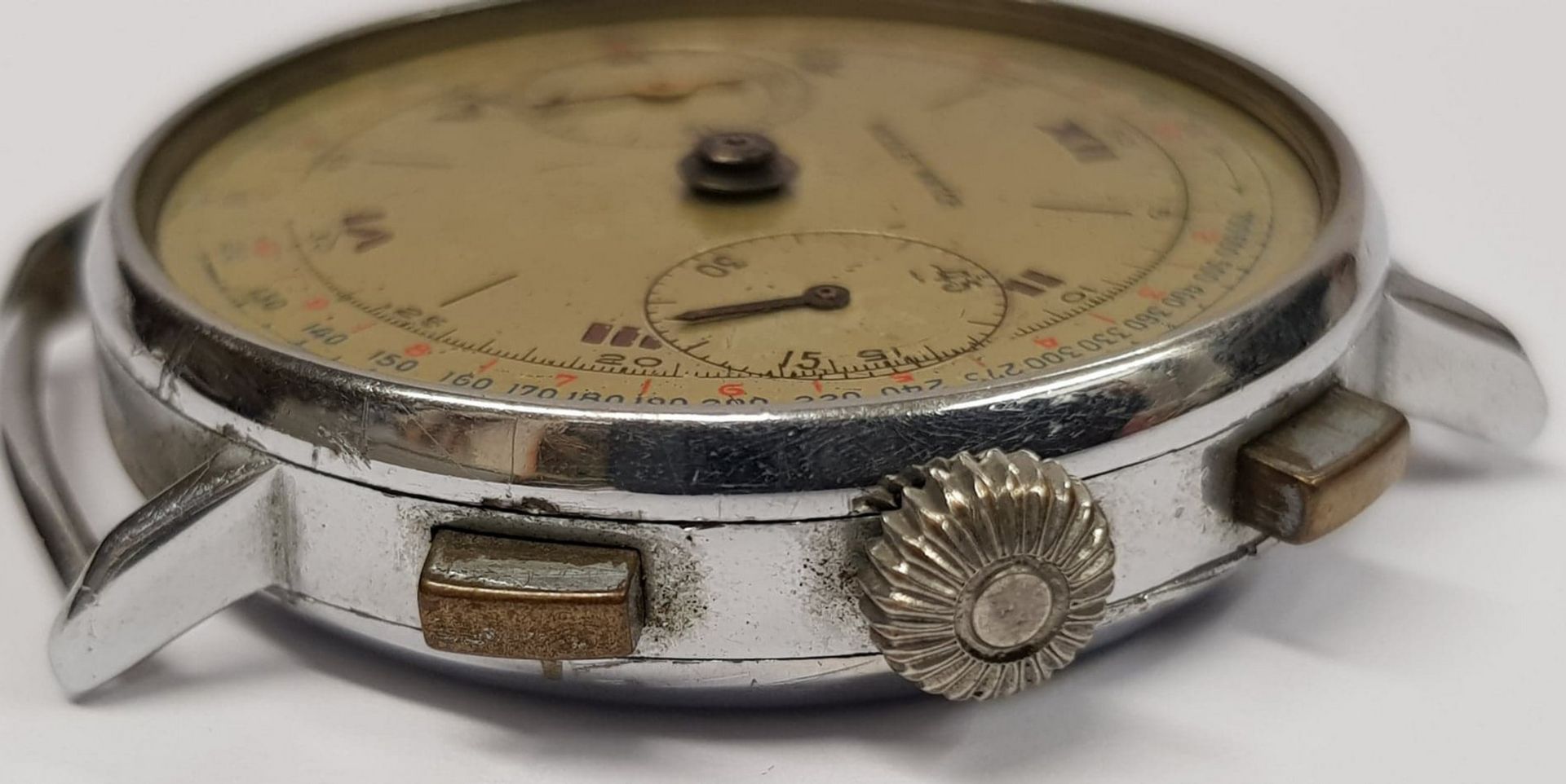 Nicolet Chronograph Swiss Watch For Restoration A/F - Image 6 of 6