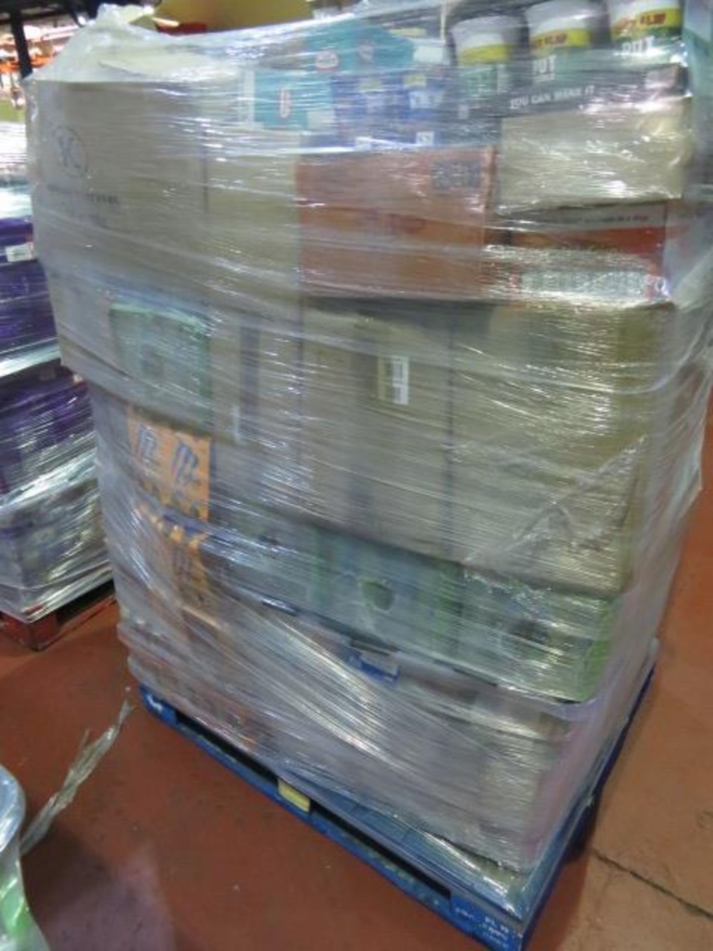 (330) LARGE PALLET TO CONTAIN A VERY LARGE QTY OF VARIOUS FOOD, DRINK & CONFECTIONARY TO INCLU...
