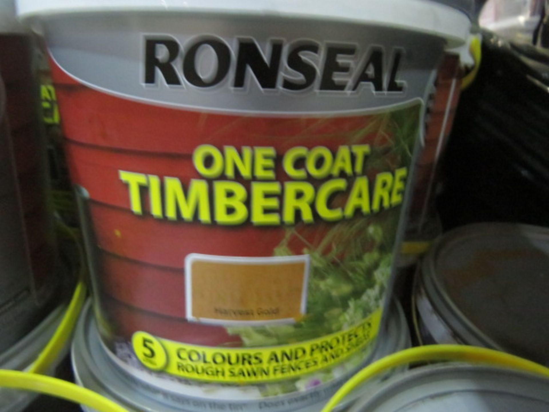 (313) LARGE PALLET TO CONTAIN APPROX. 80 x 5L RONSEAL PAINTS. HUGE RE-SALE POTENTIAL. UK PALLE... - Image 4 of 4