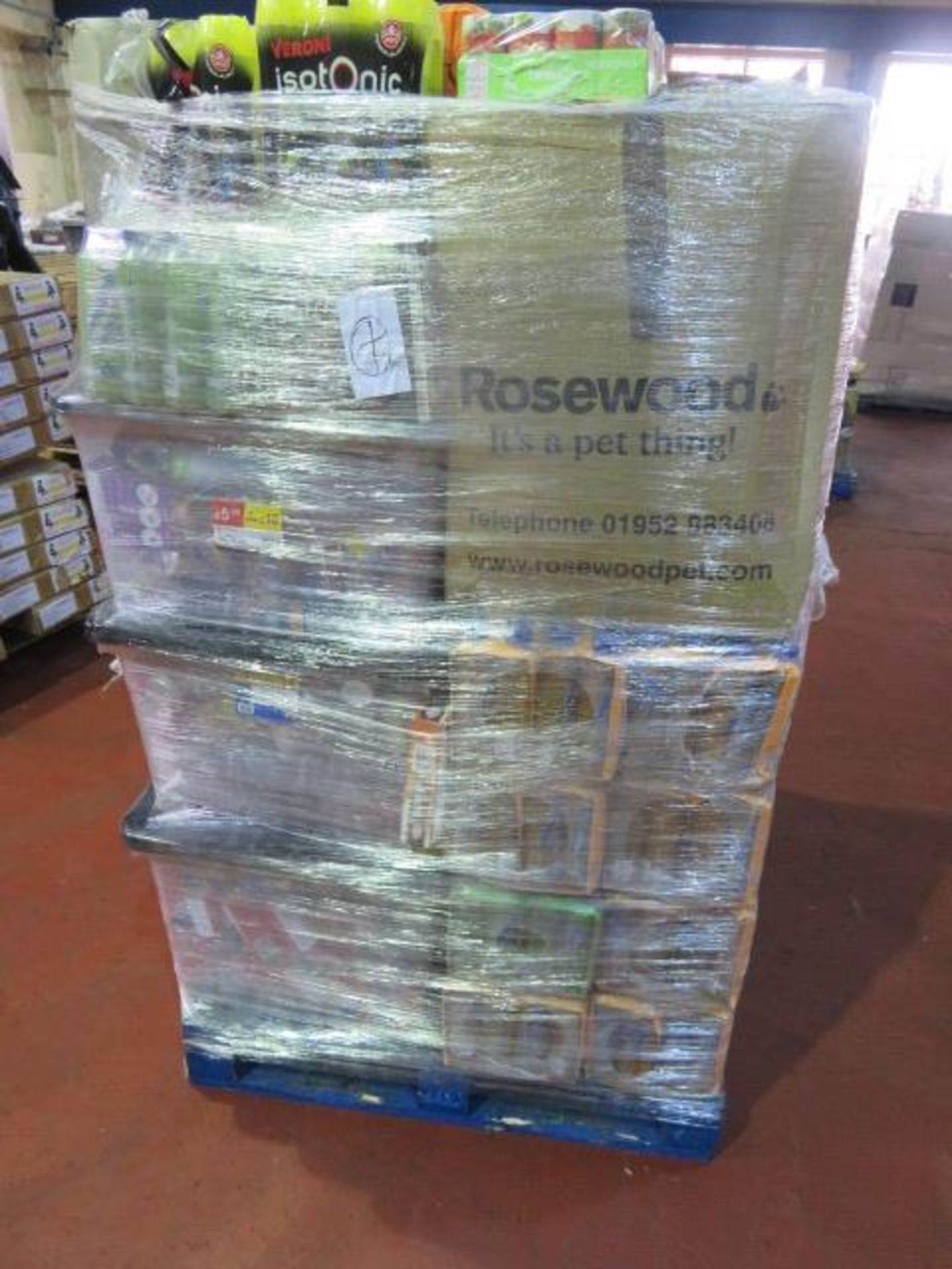 (44) LARGE PALLET TO CONTAIN A VERY LARGE QTY OF VARIOUS FOOD, DRINK & CONFECTIONARY TO INCLUDE...