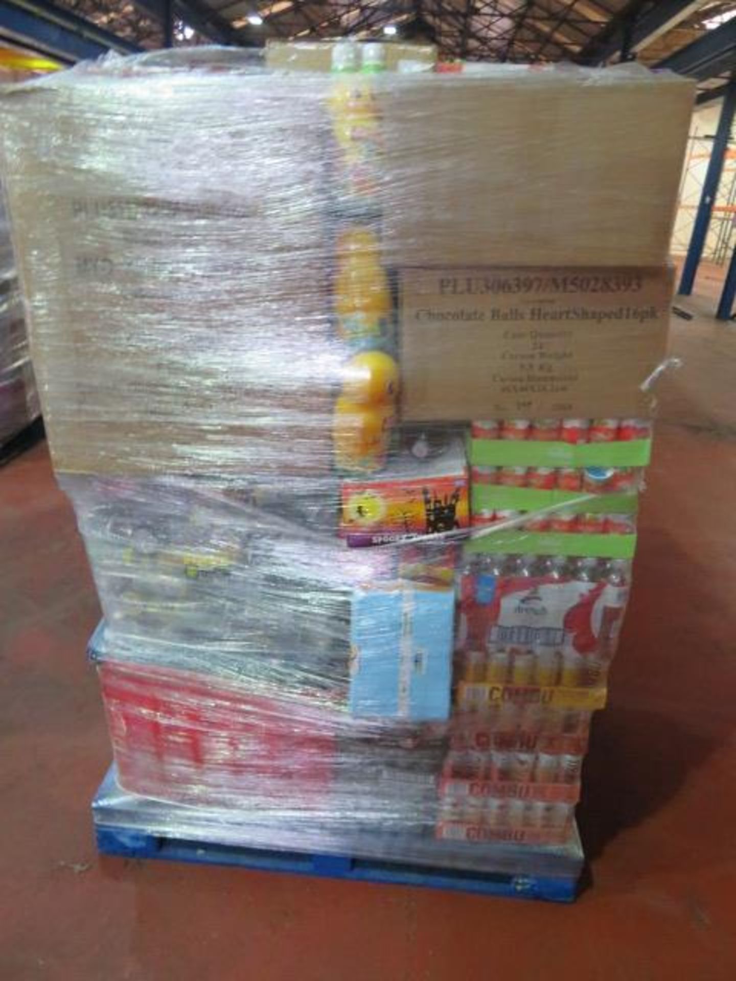 (45) LARGE PALLET TO CONTAIN A VERY LARGE QTY OF VARIOUS FOOD, DRINK & CONFECTIONARY TO INCLUDE... - Image 3 of 6