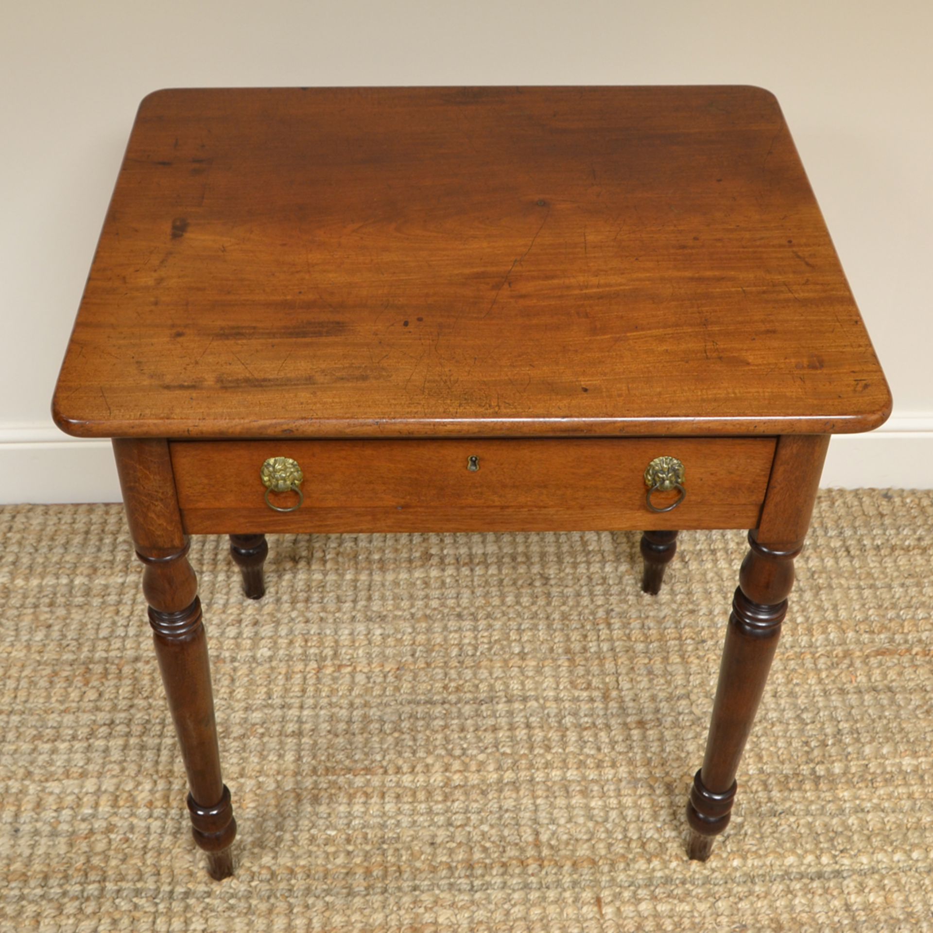 Regency Mahogany Antique Side Table - Image 6 of 7