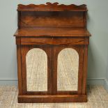 Spectacular Regency Figured Rosewood Mirrored Antique Chiffonier / Cupboard