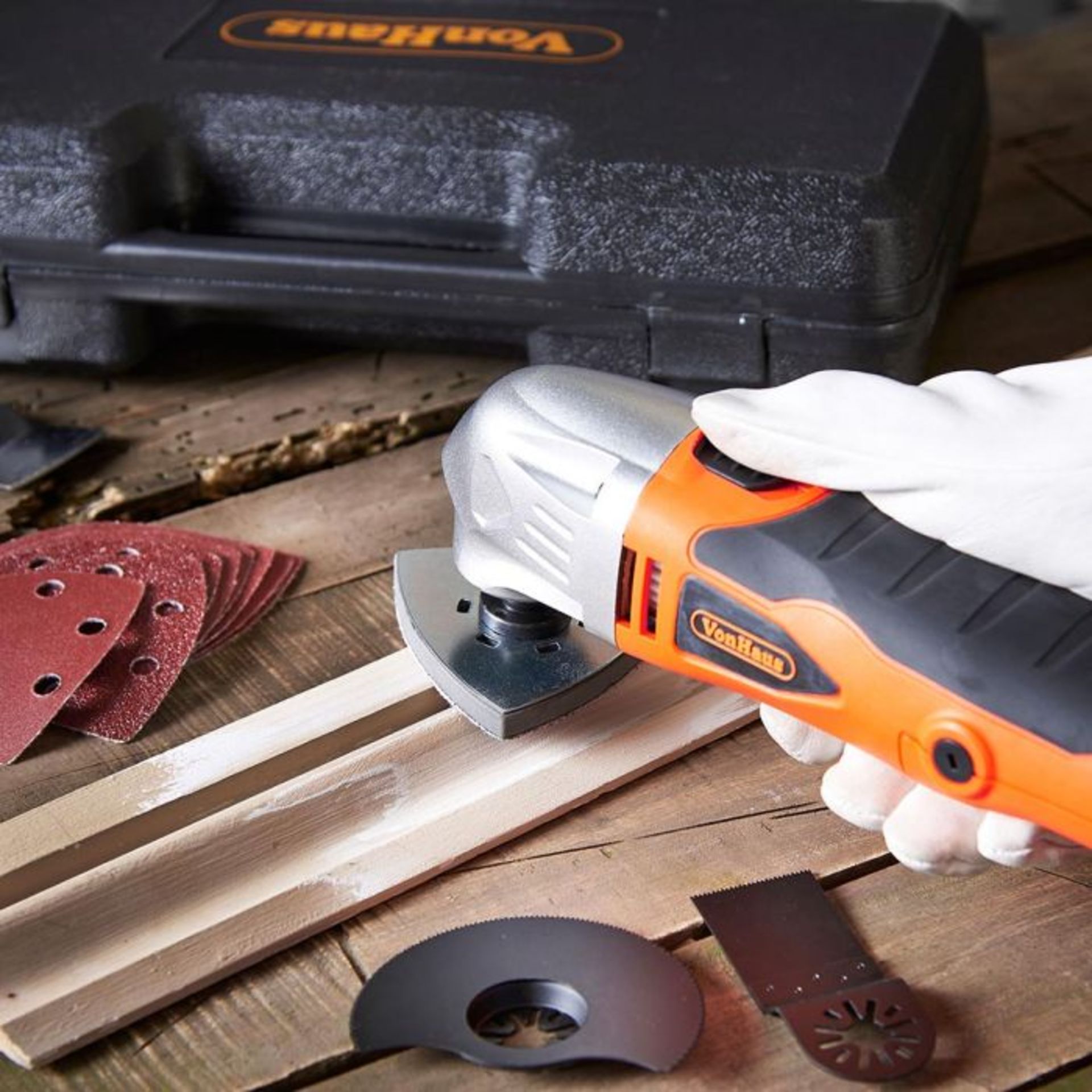 (S18) 280W Oscillating Multi Tool The ultimate ‘all-in-one’ tool that; Cuts, Sands, Scrape... - Image 5 of 5