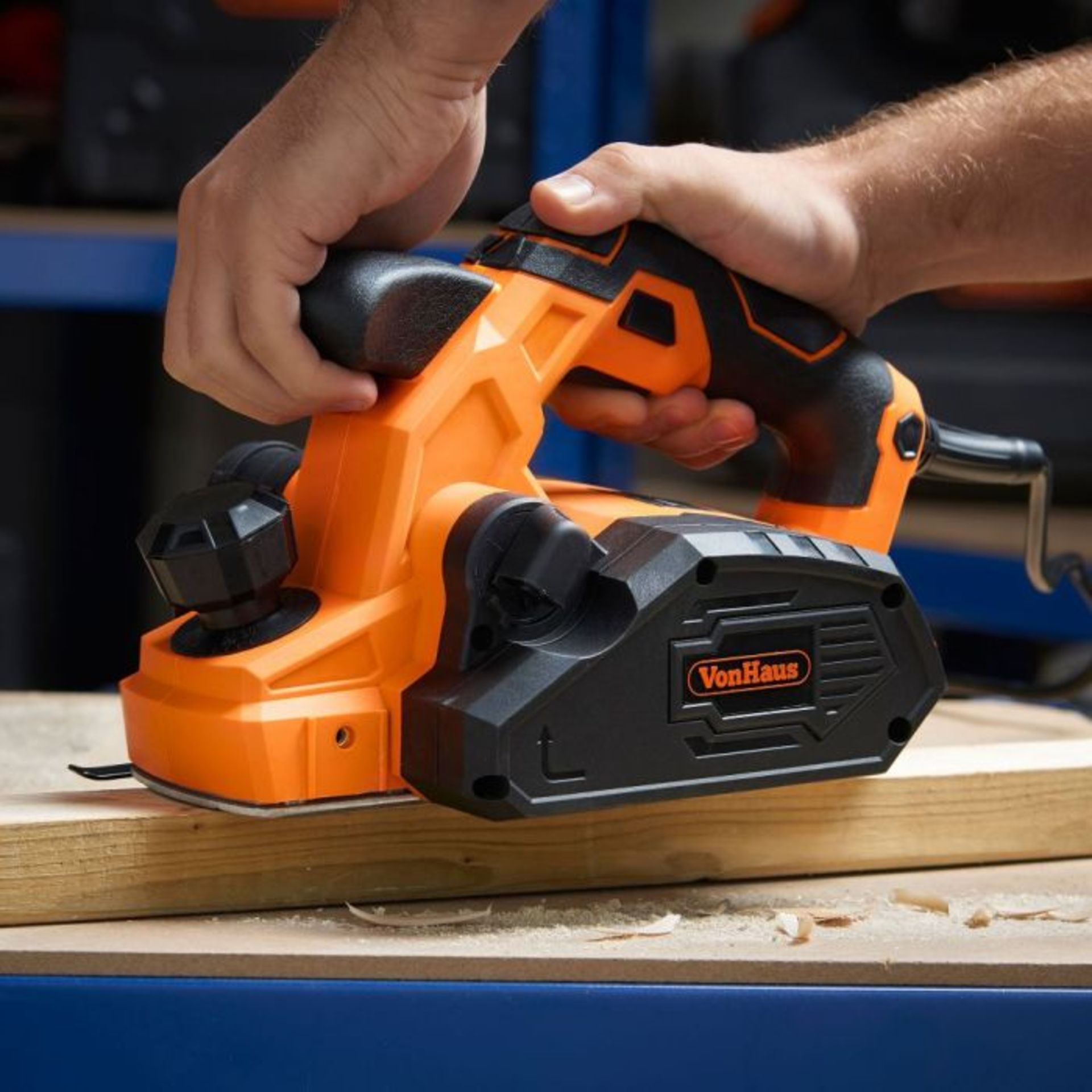 (S9) 900W Electric Hand Planer Ideal for fixing doors, fitting wood and correcting splinters, ...