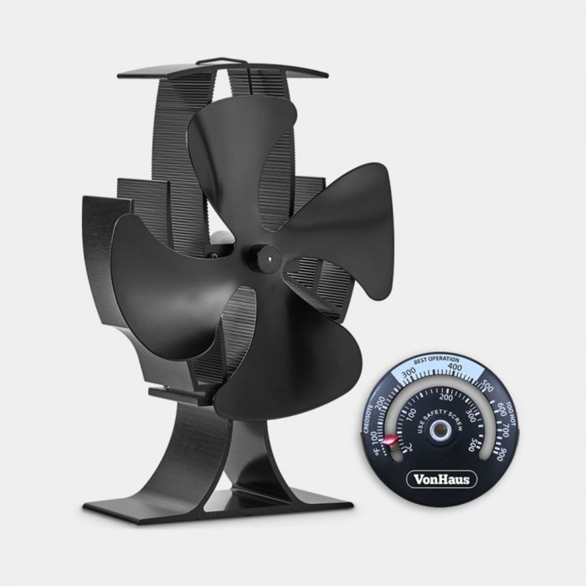 (S76) 4 Blade Stove Fan Heat powered stove fan – economically increases the efficiency of yo... - Image 2 of 3
