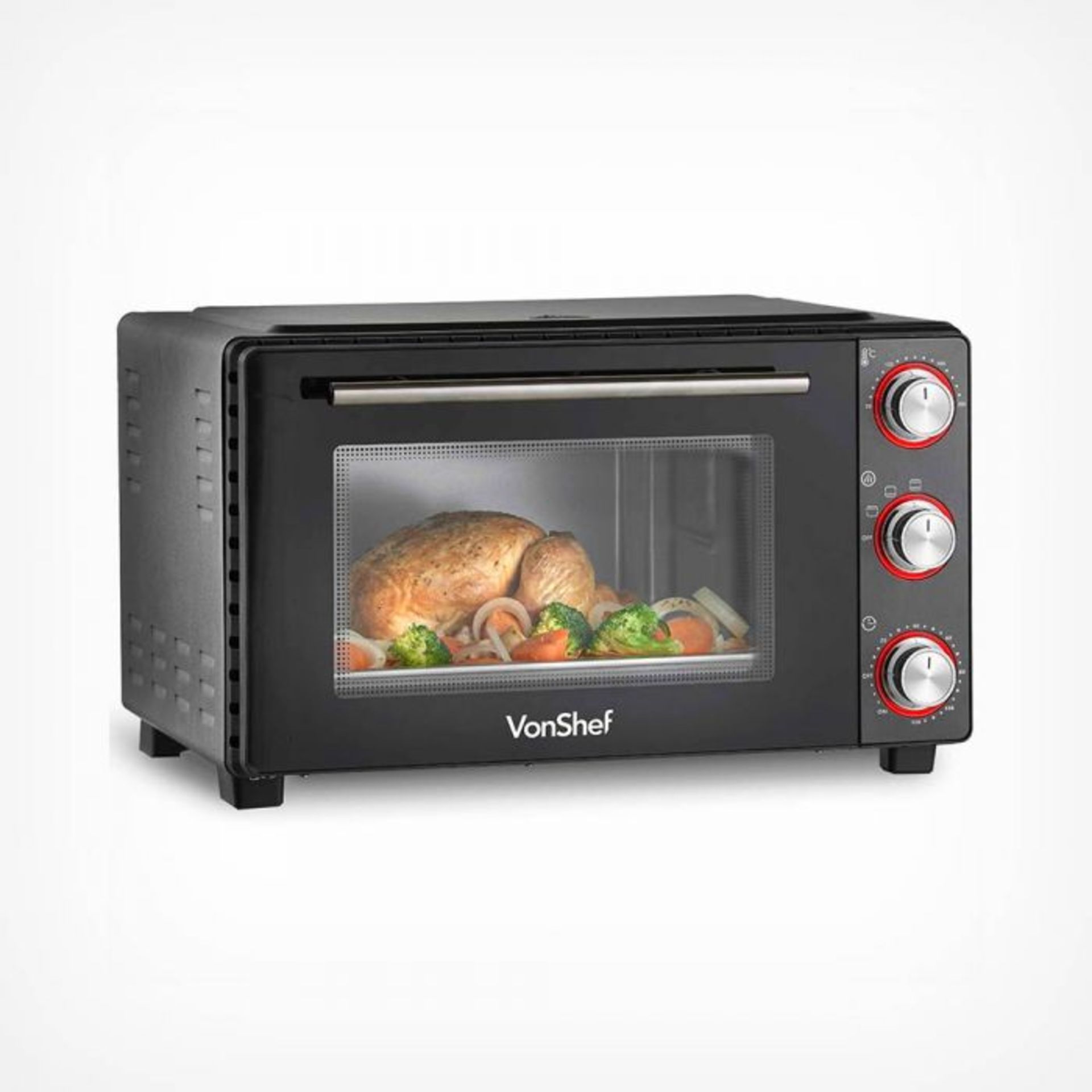 (V110) 28L Mini Oven Cooker & Grill 28L capacity and unobtrusive size makes it ideal for space... - Image 2 of 4