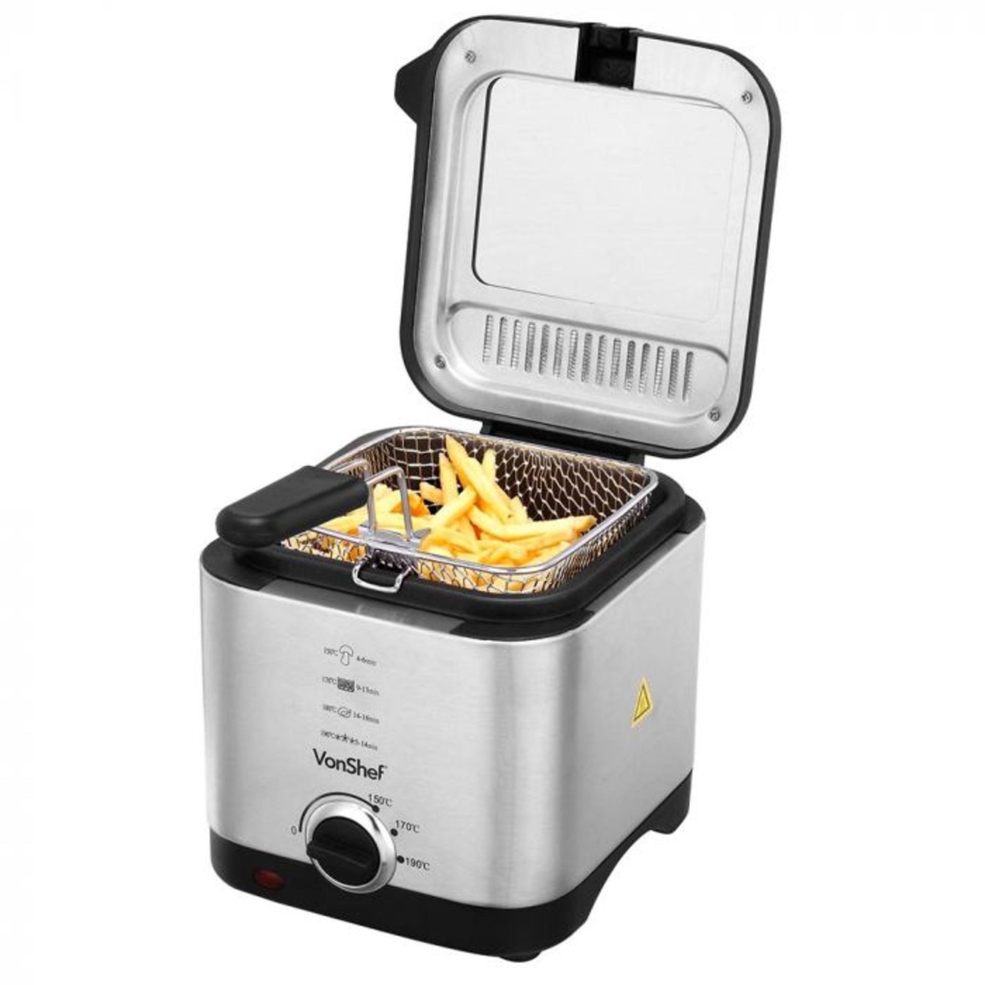 (S352) 1.5L Deep Fat Fryer Versatile 1.5 L capacity deep fat fryer from VonShef - perfect for ... - Image 4 of 4