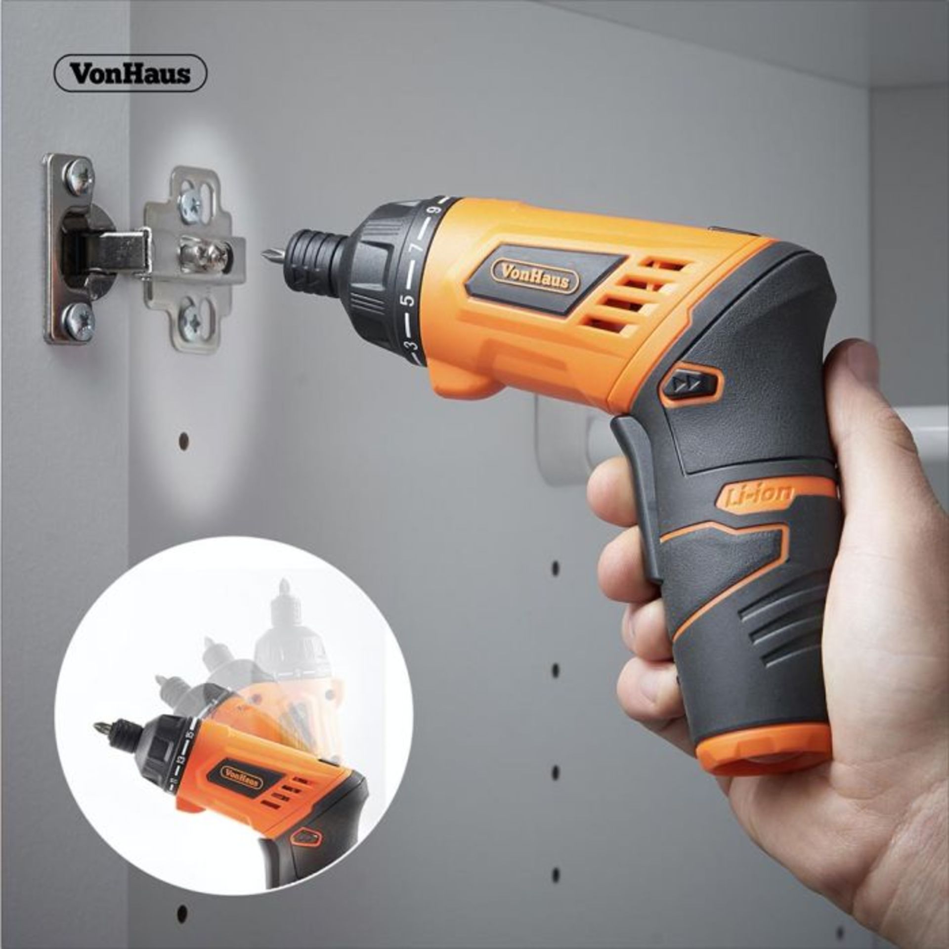 (S11) 94pc Hand Tool & Screwdriver Kit Versatile household kit includes 3.6V Li-Ion cordless s... - Image 3 of 4