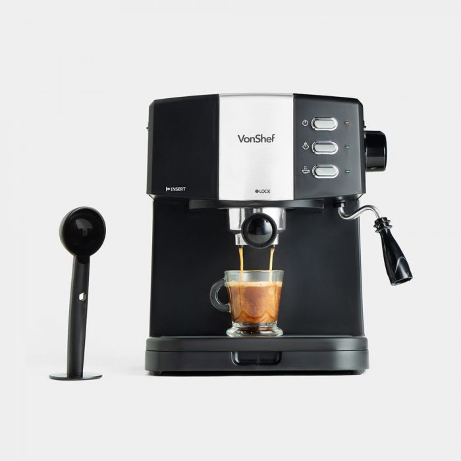 (S432) 15 Bar Espresso Machine Make espresso, lattes, cappuccinos and hot chocolate at home wi... - Image 2 of 3