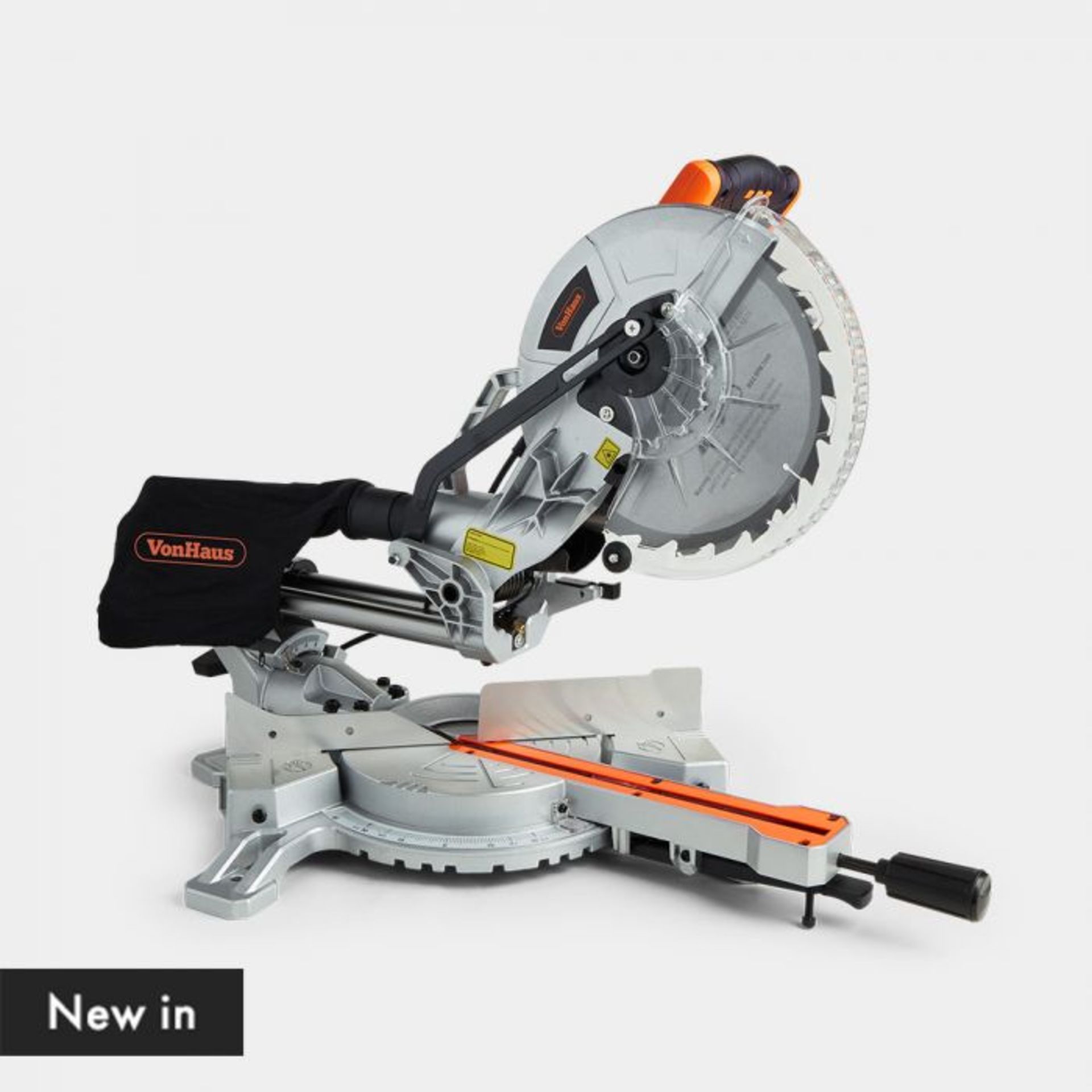 (S441) 2000W Sliding Mitre Saw Make precision and bevel cuts with the powerful and versatile 2... - Image 2 of 2