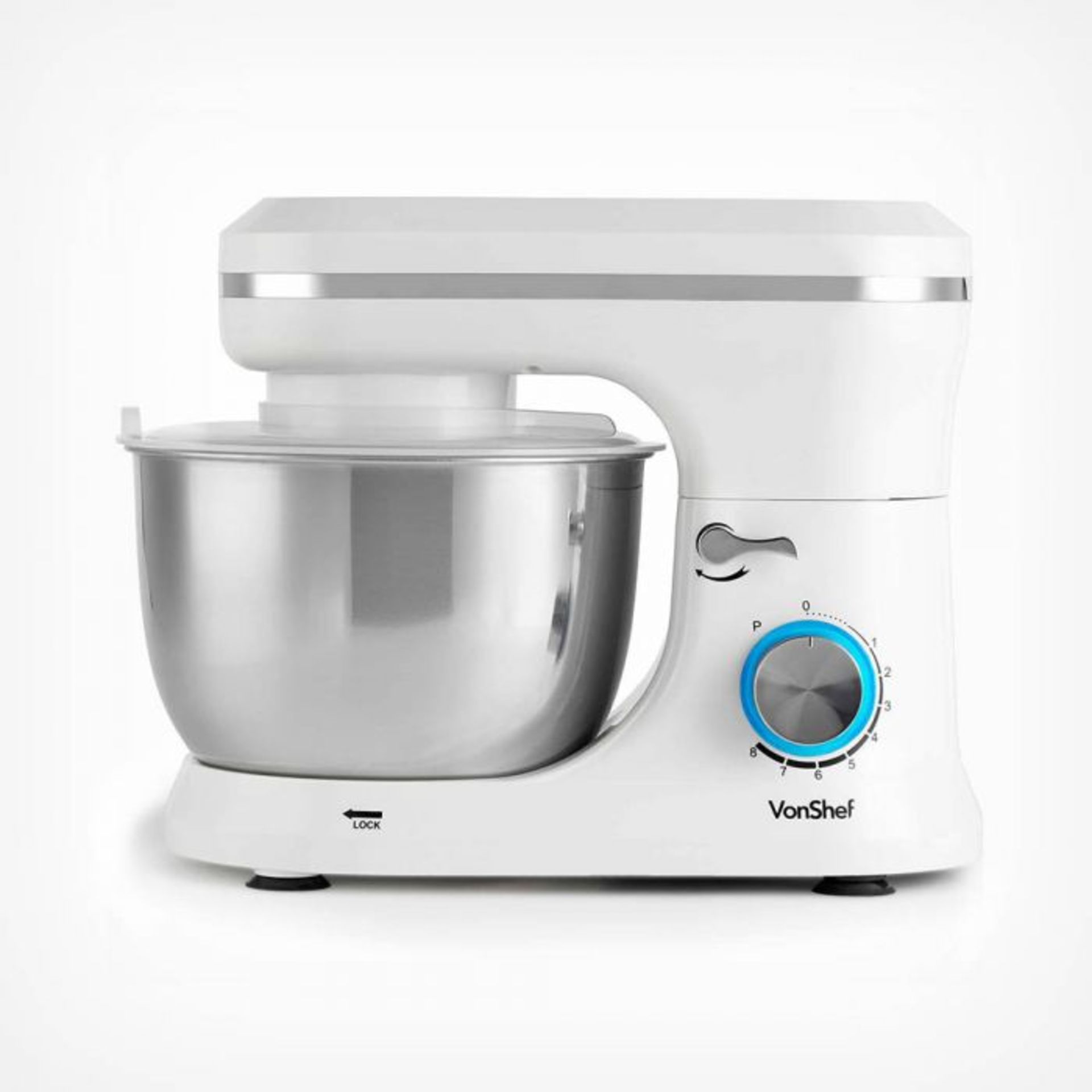 (S100) 1000W Cream Stand Mixer Choose from 8 speed settings & a pulse function, whatever best ... - Image 2 of 3