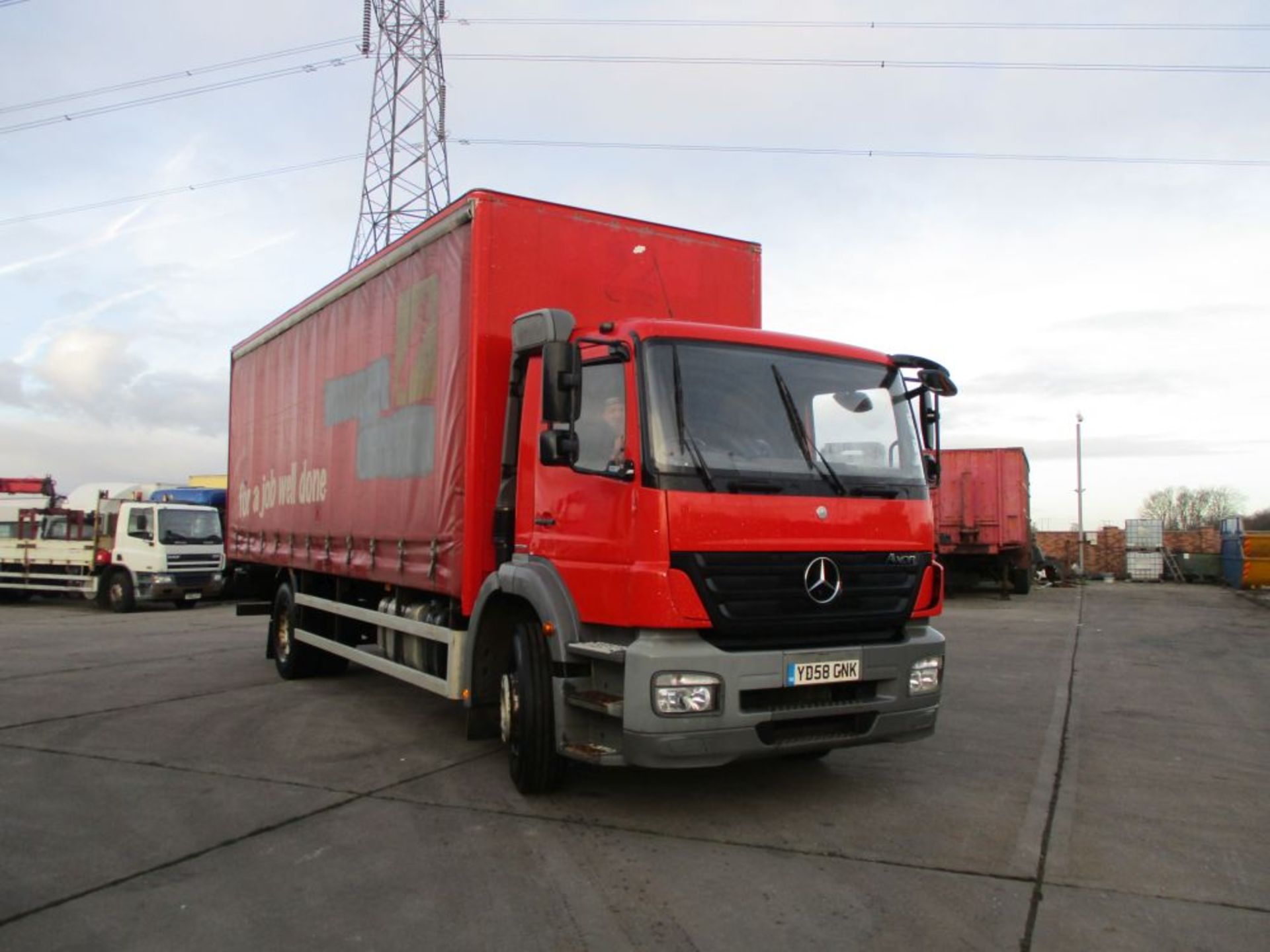 58 Mercedes 1824 Axor 26FT Curtainsider