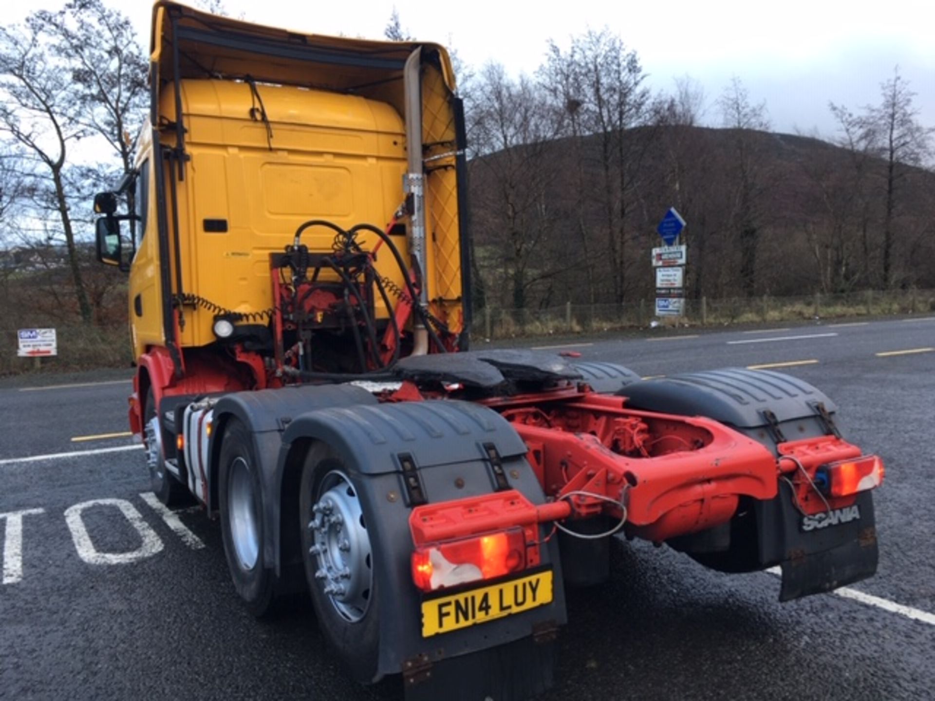 2014 SCANIA G440 HIGHLINE T/UNIT 6X2 REAR LIFT AXLE - Image 3 of 13