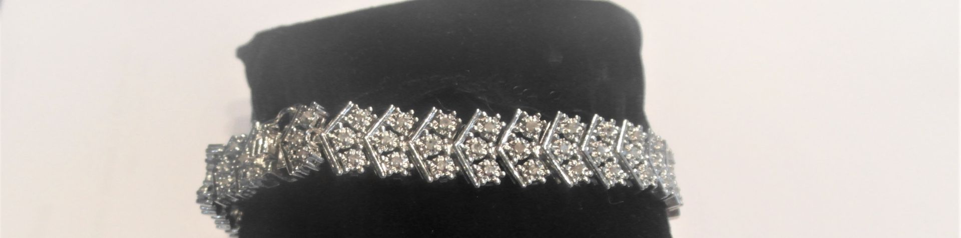 Diamond Chevron Tennis Bracelet - Image 4 of 4