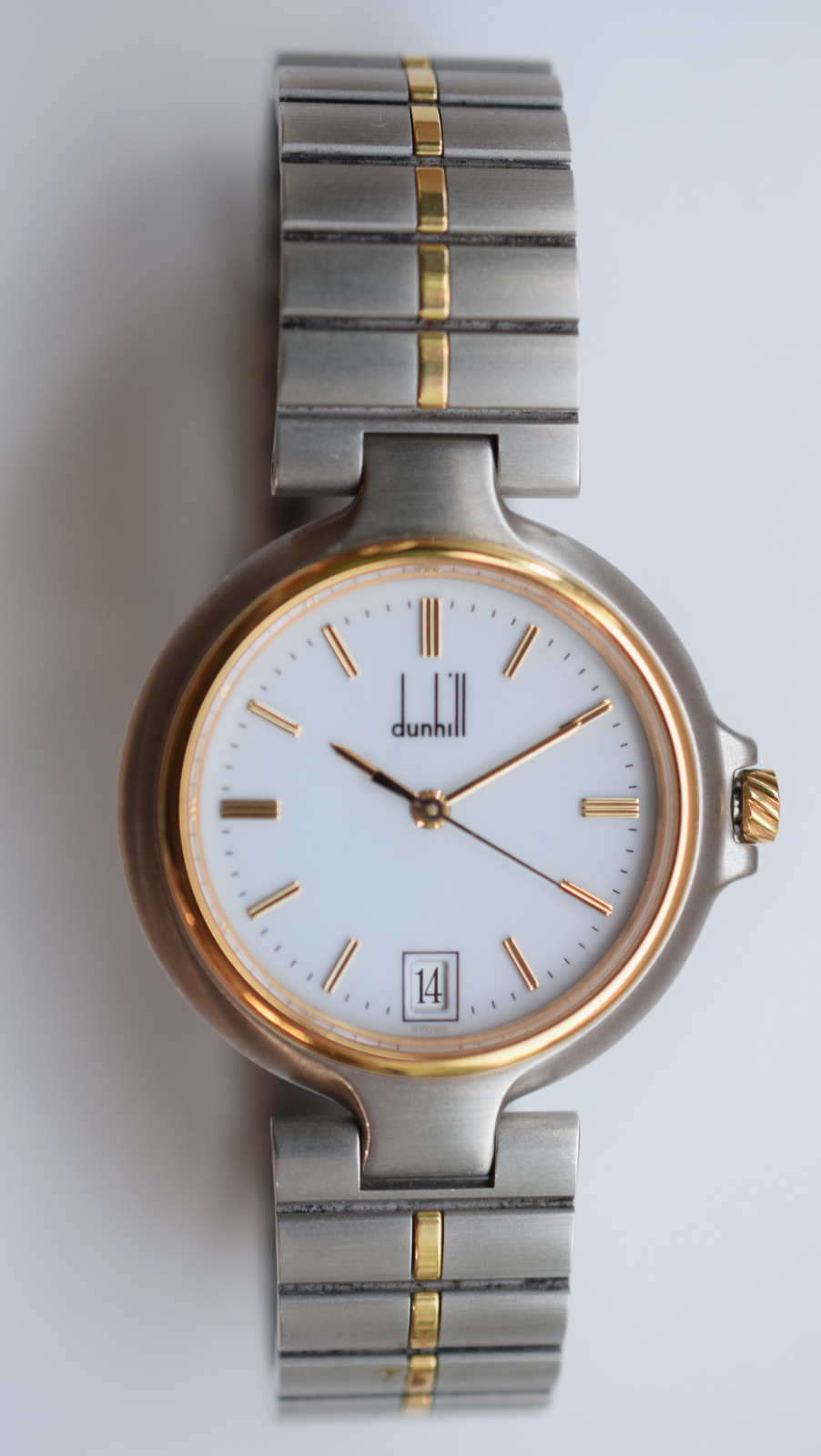 Dunhill Bi-Metal Unisex Quartz Watch