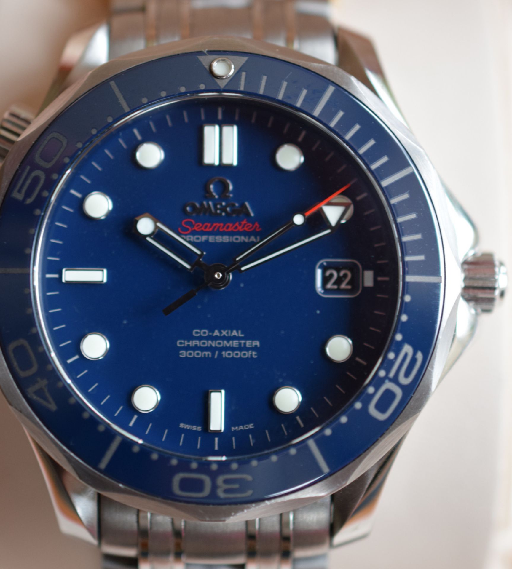 Excellent Omega Seamaster Co-Axial Chronometer Full Set - Image 9 of 15