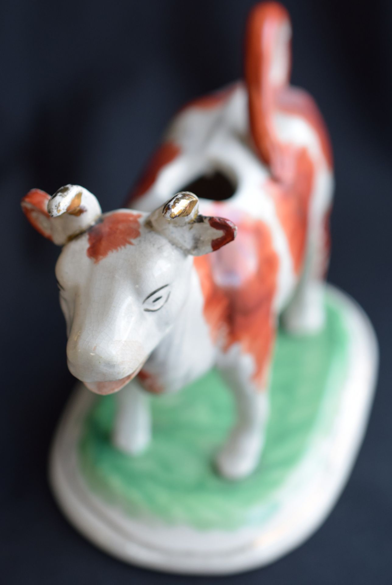 Pair Of Victorian Era Cow Creamers - Image 3 of 7