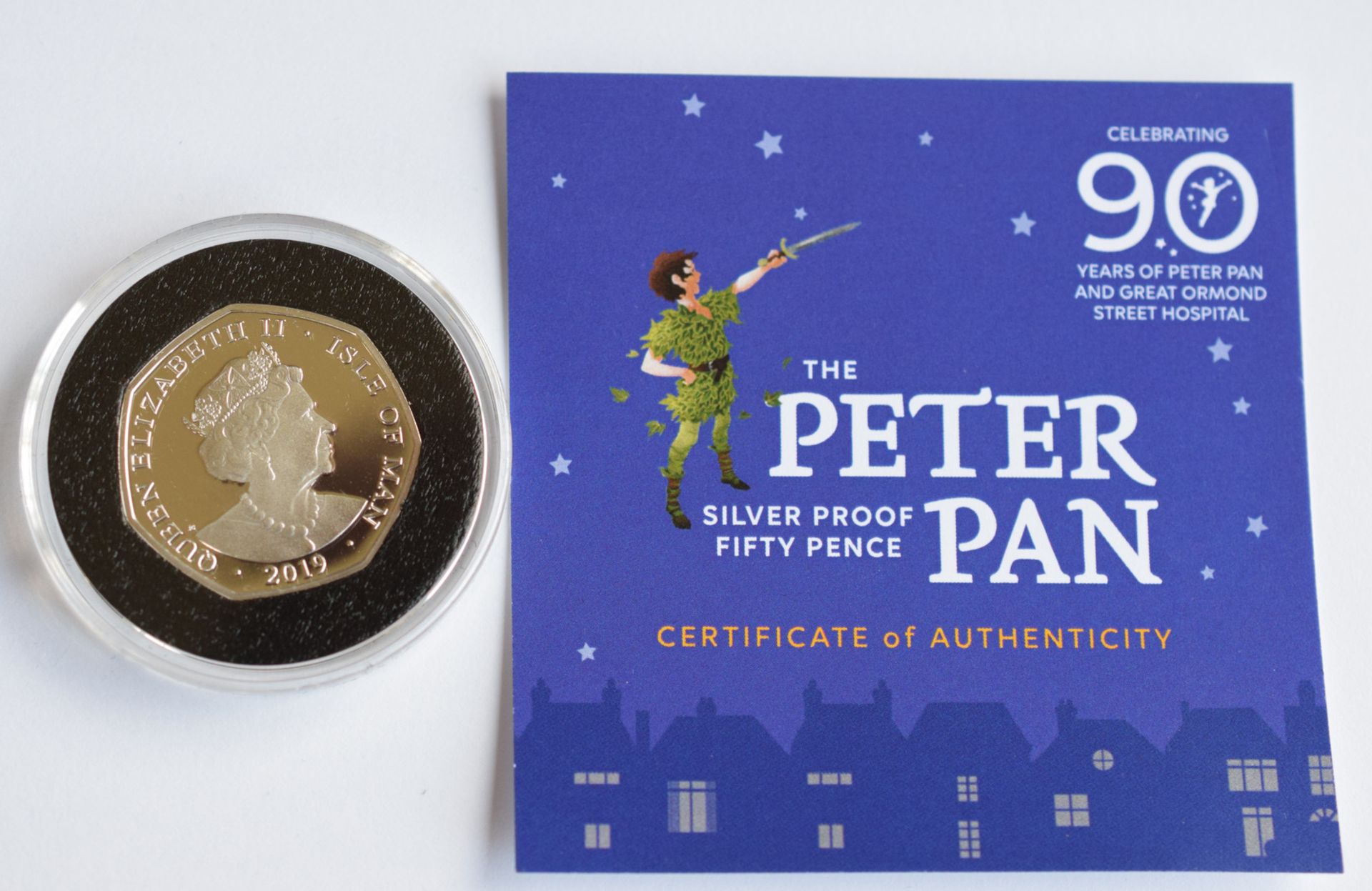 Boxed Silver Proof Peter Pan 50p Limited Edition - Image 4 of 5