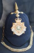 Vintage Royal Regiment Of Wales Bandsman's Helmet