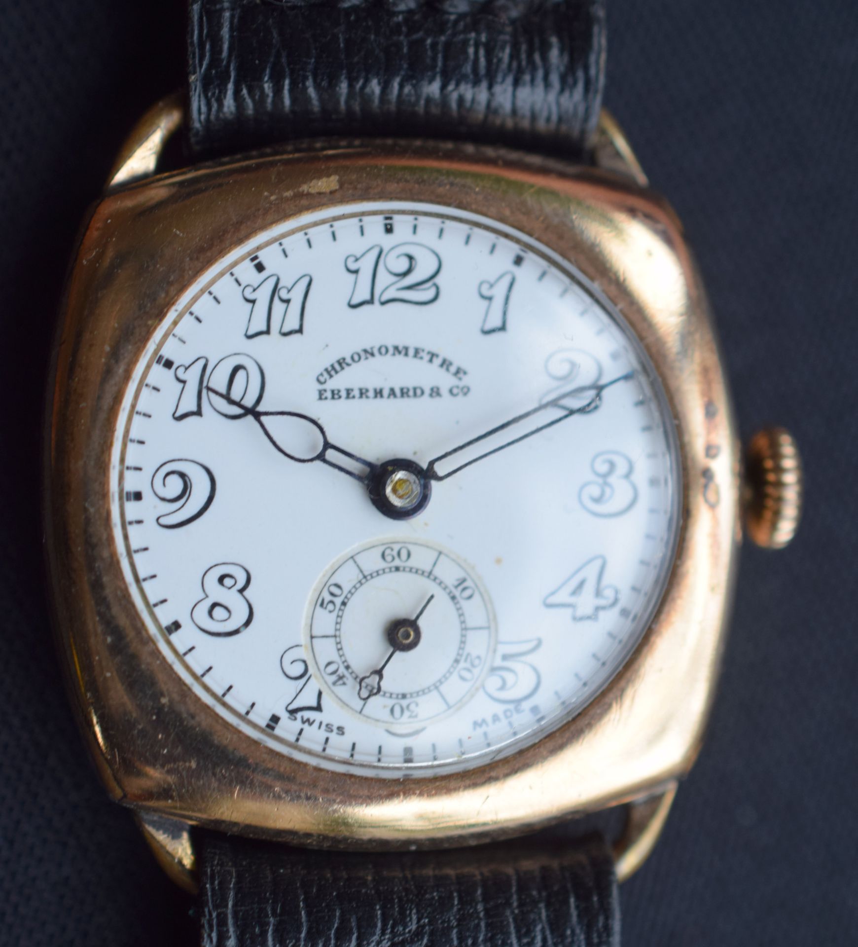 Vintage Eberhard GP Trench Watch