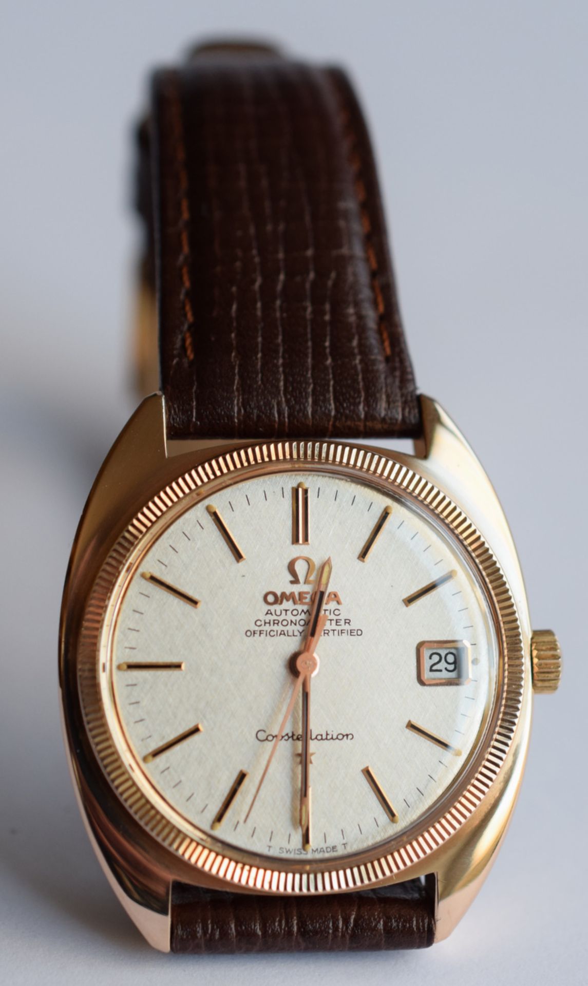 Rose Gold Omega Constellation Automatic Chronometer