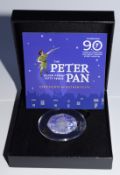 Boxed Silver Proof Peter Pan 50p Limited Edition