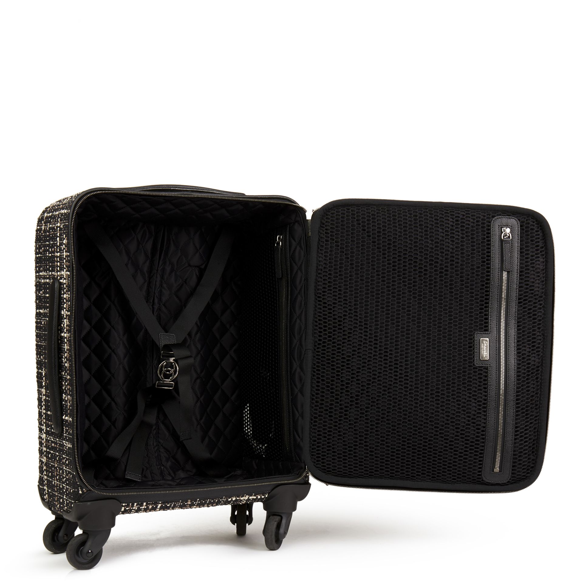 Chanel Jacket Trolley Rolling Suitcase - Image 4 of 13