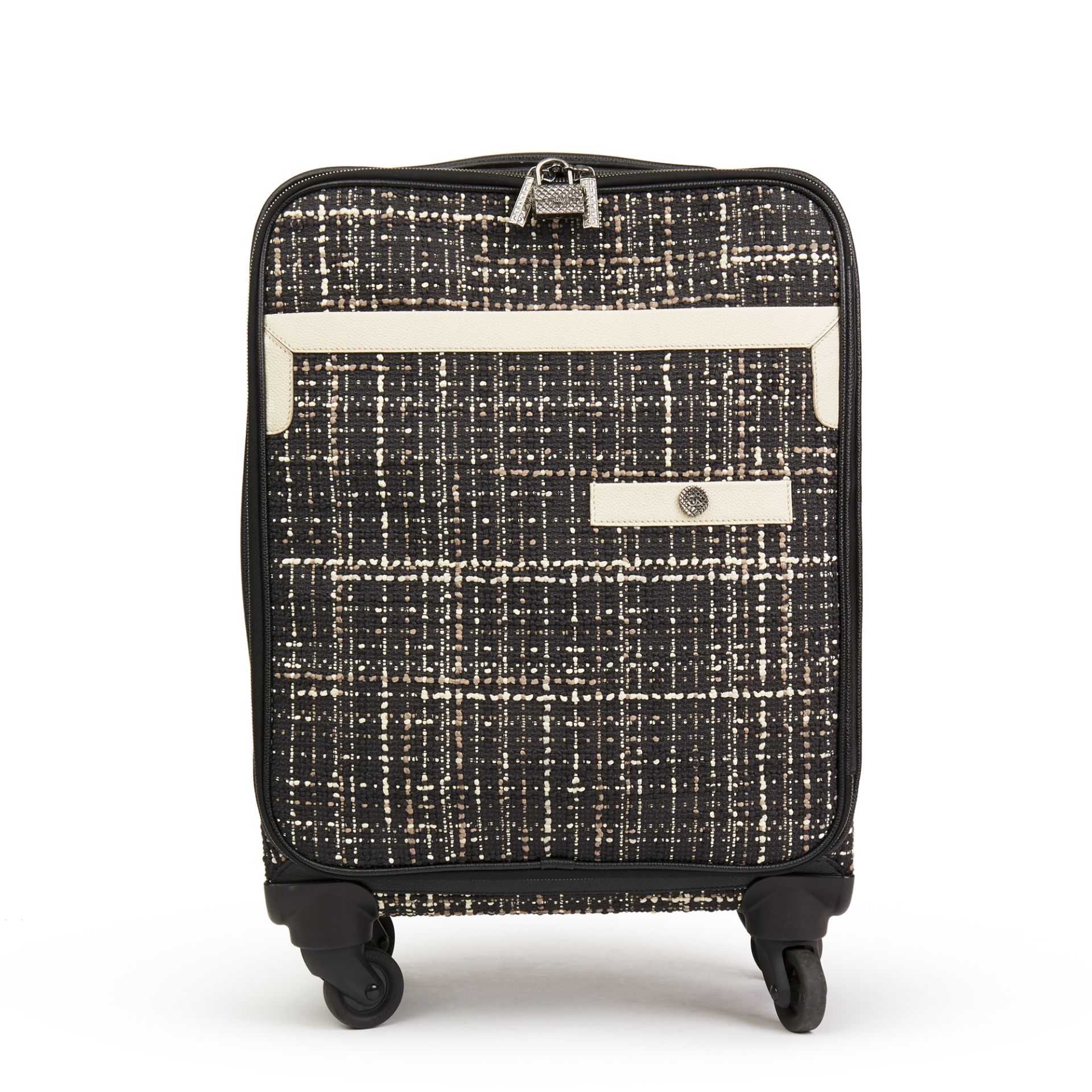 Chanel Jacket Trolley Rolling Suitcase